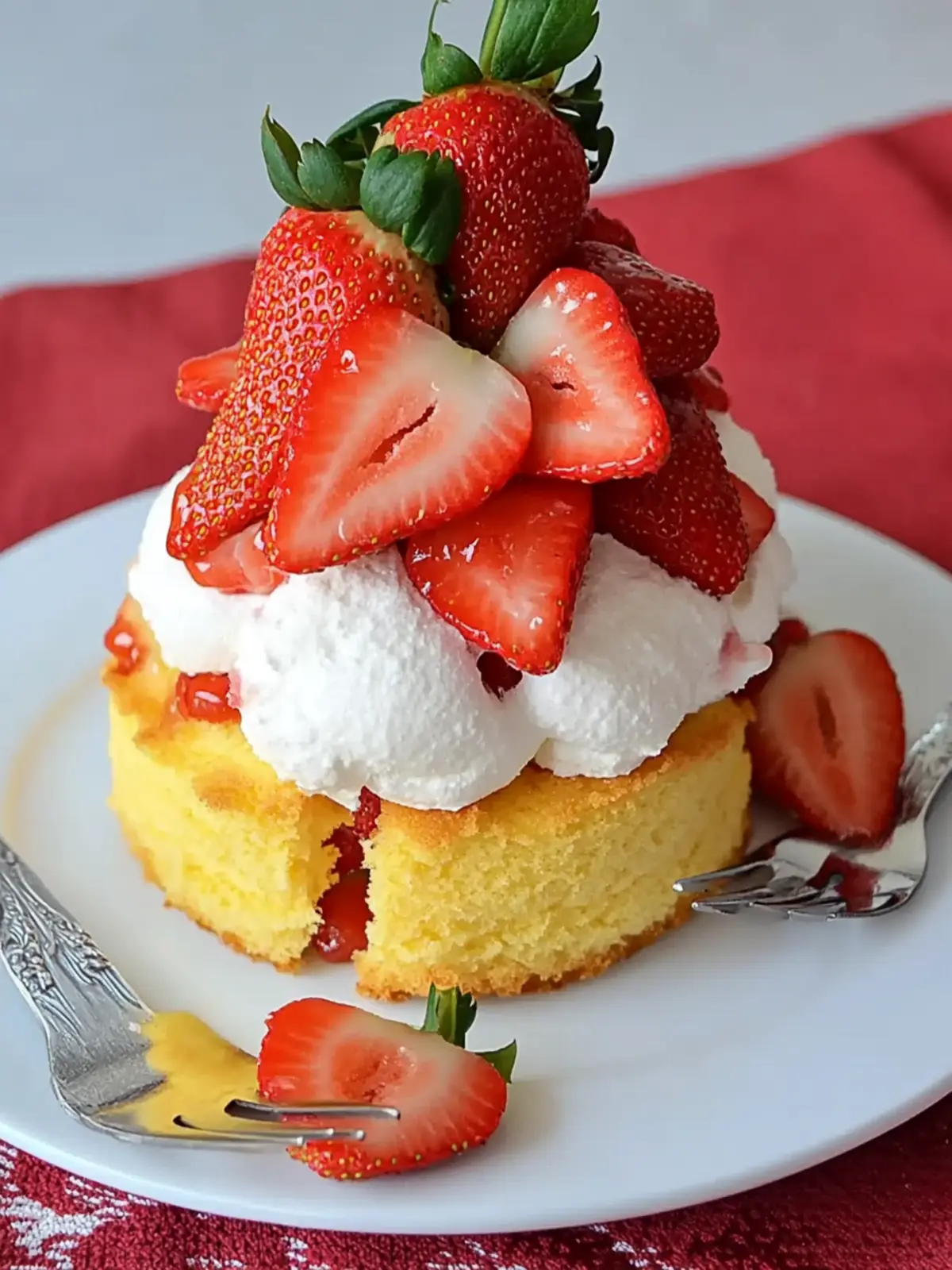Easy Strawberry Shortcake: A Sweet, Whipped Delight 4 Easy Strawberry Shortcake
