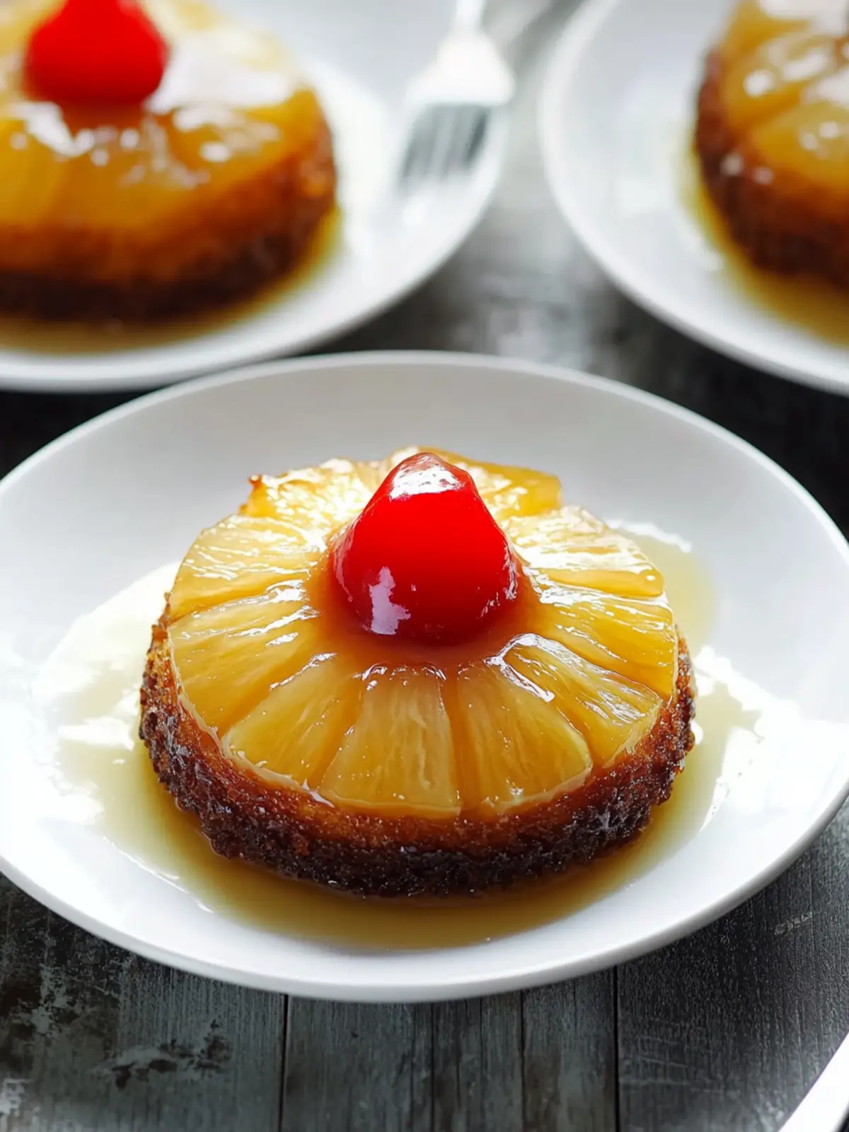 Mini Pineapple Upside Down Cakes