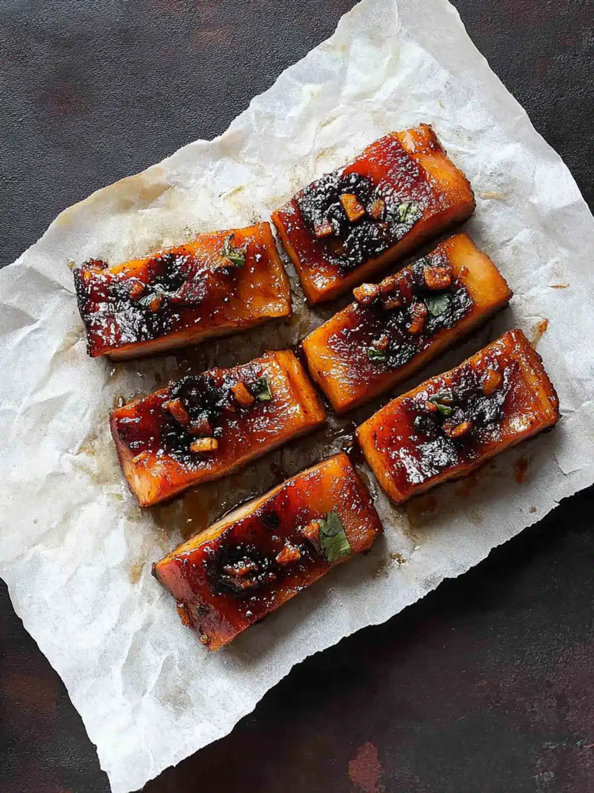 Slow Cooked Crispy Pork Belly Slices with Cider
