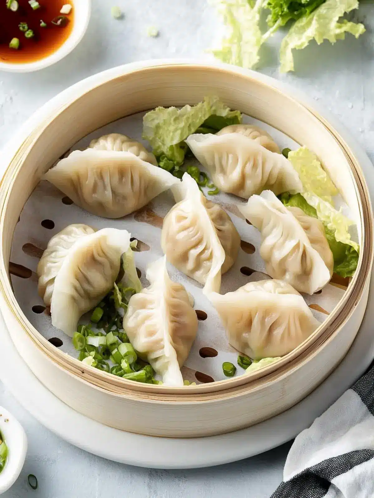Healthy Steamed Dumplings