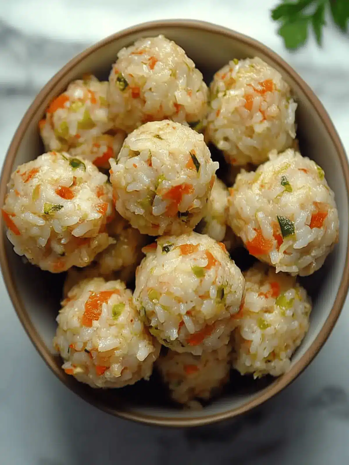 Veggie Rice Balls