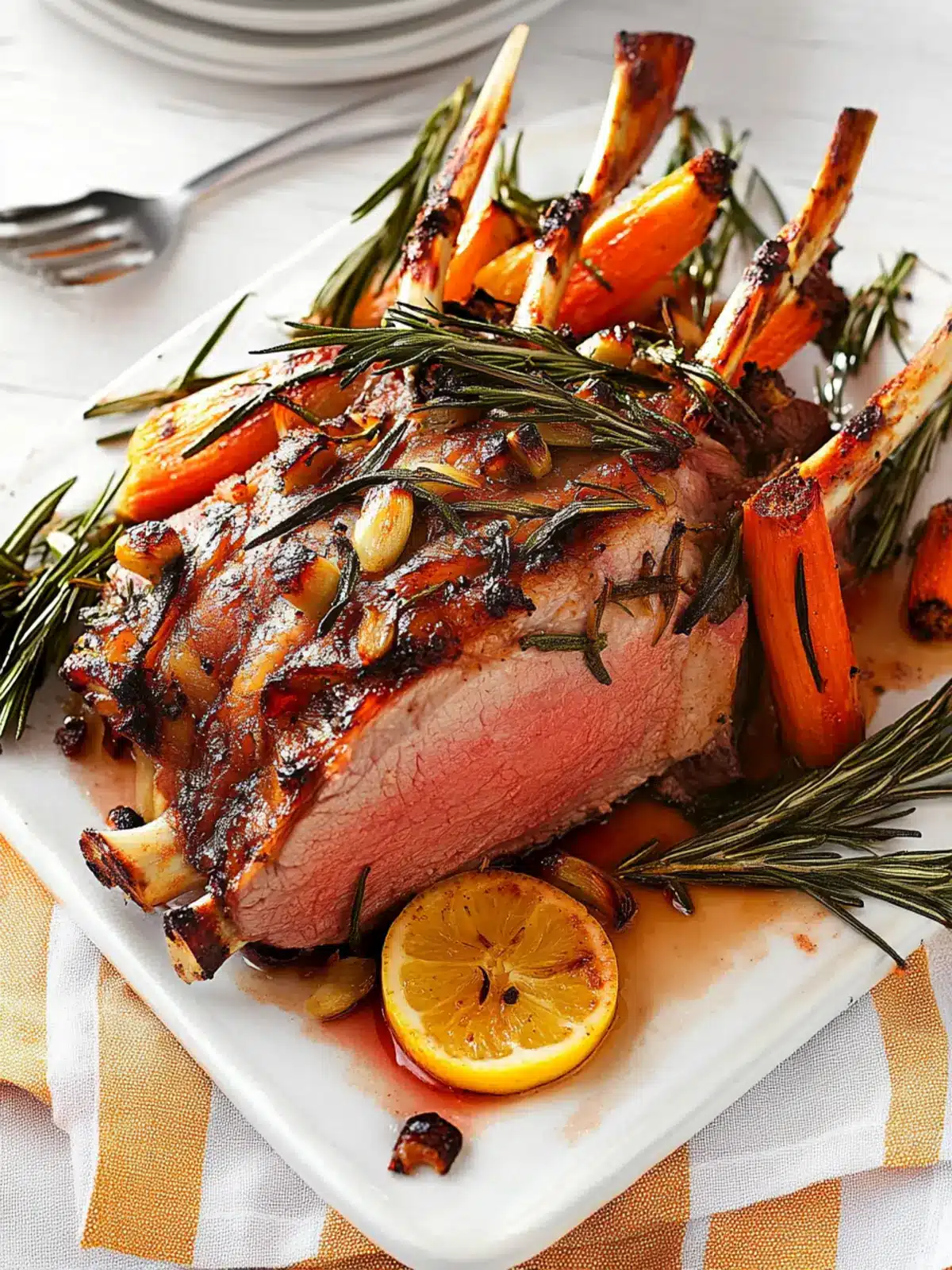Rosemary Garlic And Lemon Roast Lamb