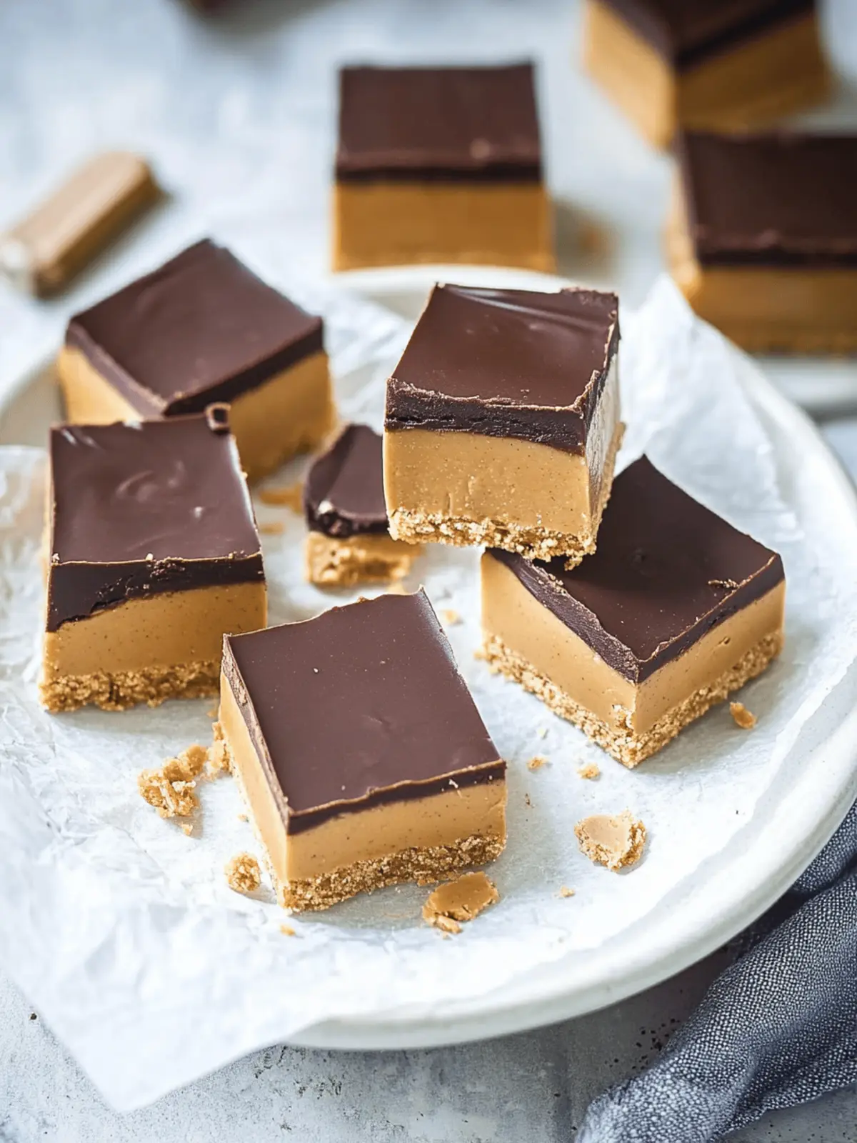 No Bake Peanut Butter Bars