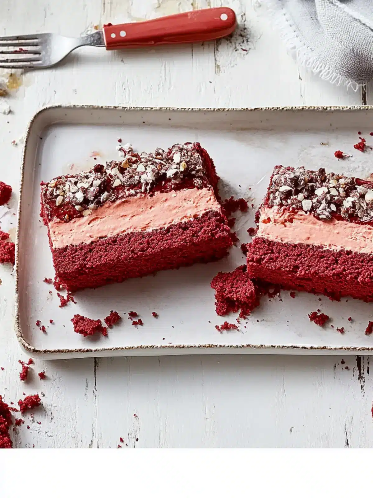 Red Velvet Flummery Crackle Slice: A Festive Treat to Cherish 4 Red Velvet Flummery Crackle Slice