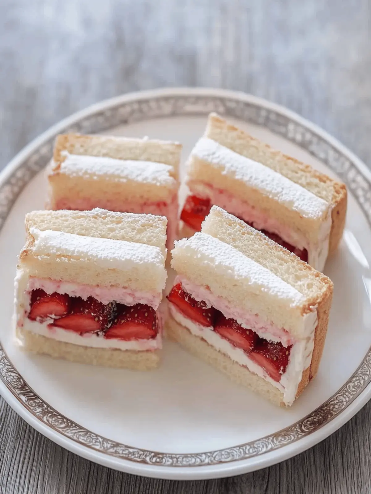Delight in Ichigo Sando: Strawberry and Cream Sandwich Bliss 3 Ichigo Sando (Strawberry and Cream Sandwich)
