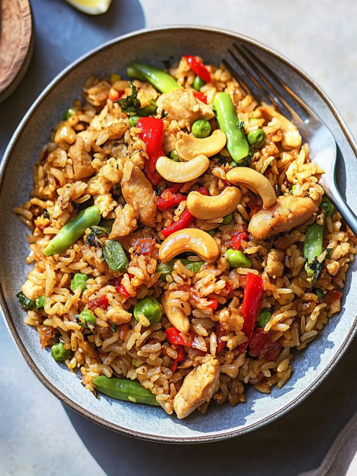 Cashew Chicken Fried Rice