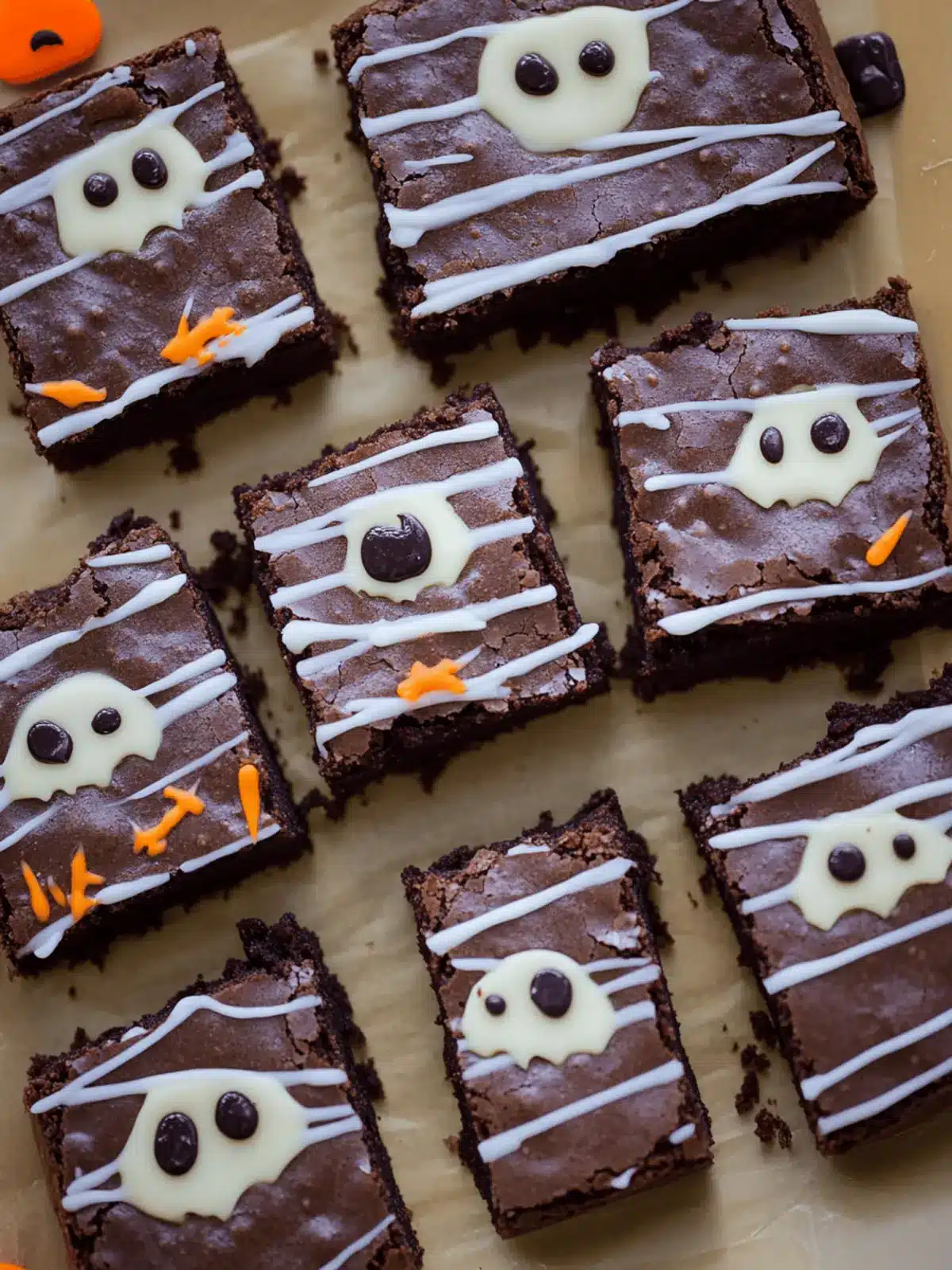 Easy Halloween Brownies 3 Ways