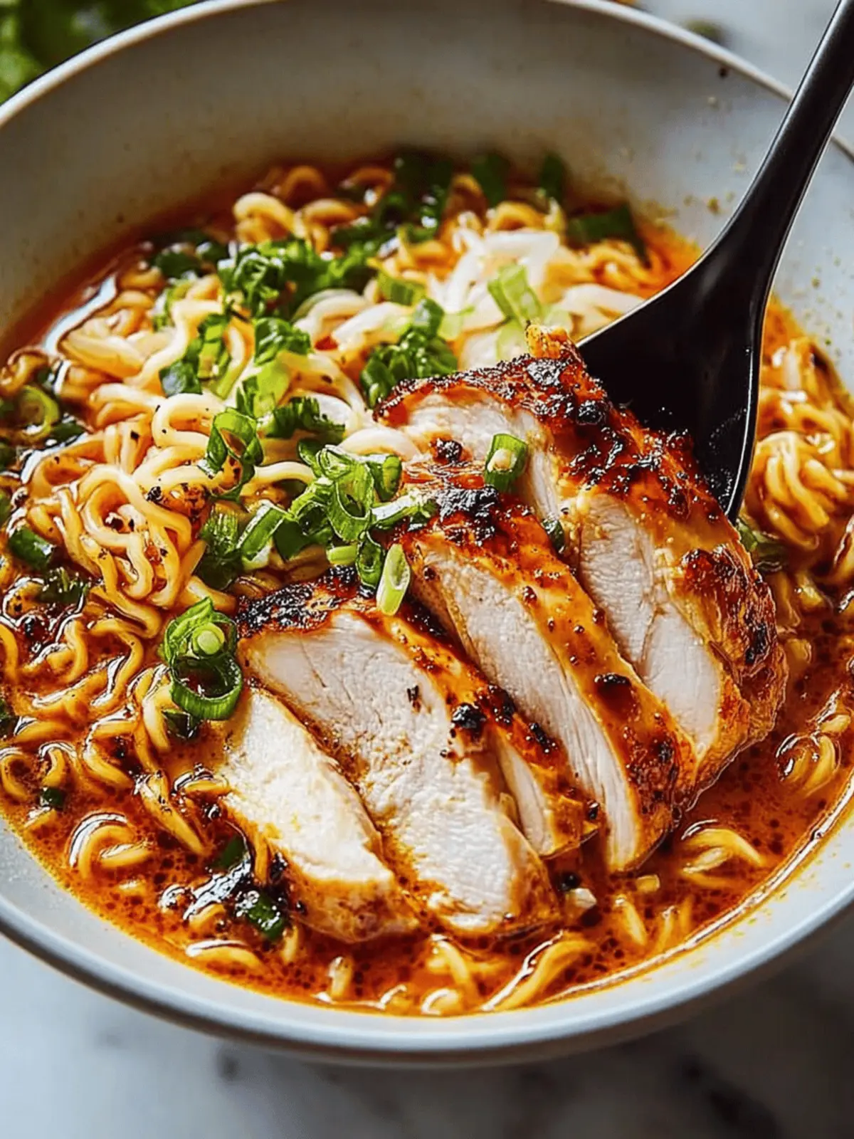 Fiery Chicken Ramen Garlic Bliss: Spicy Comfort in 40 Minutes 3 Fiery Chicken Ramen Garlic