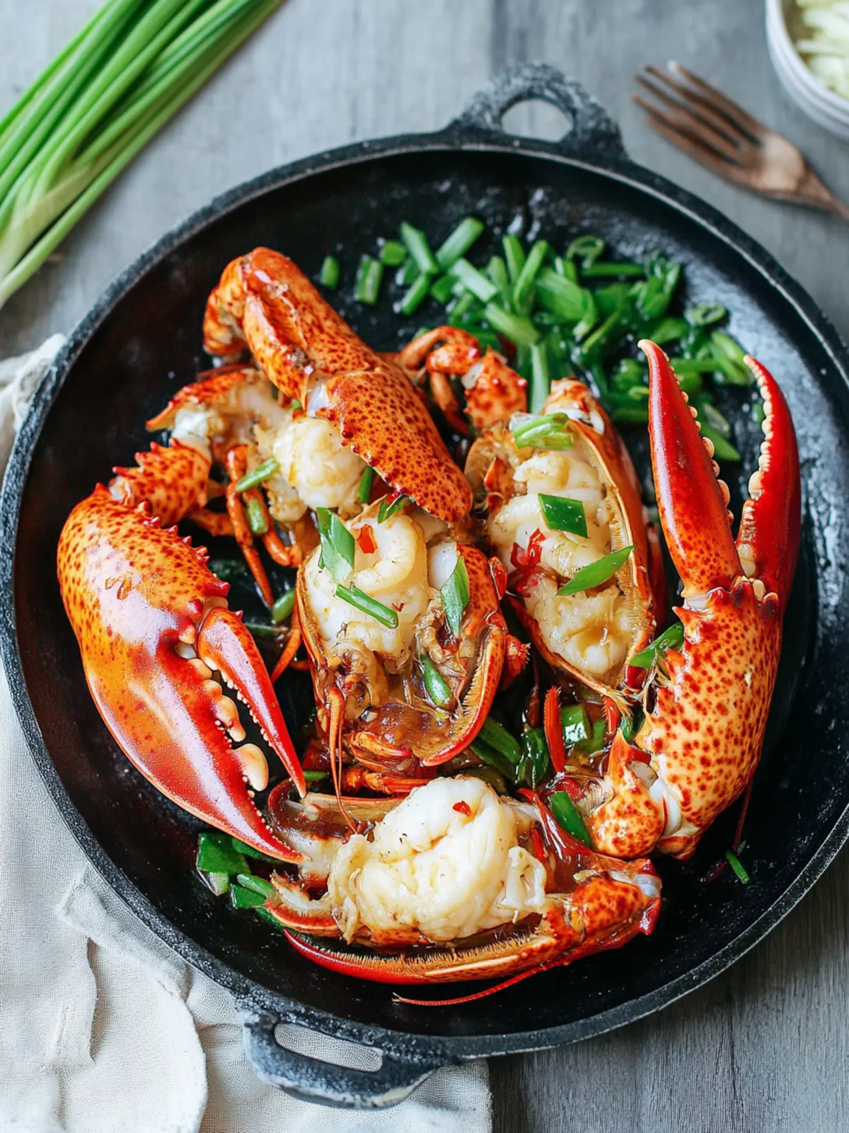 Ginger Scallion Lobster Cantonese
