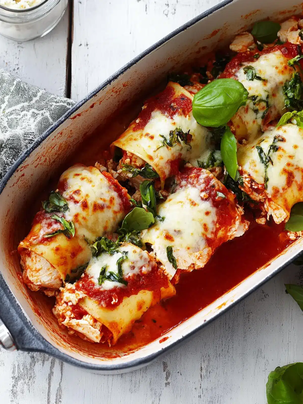 Chicken Ricotta Involtini