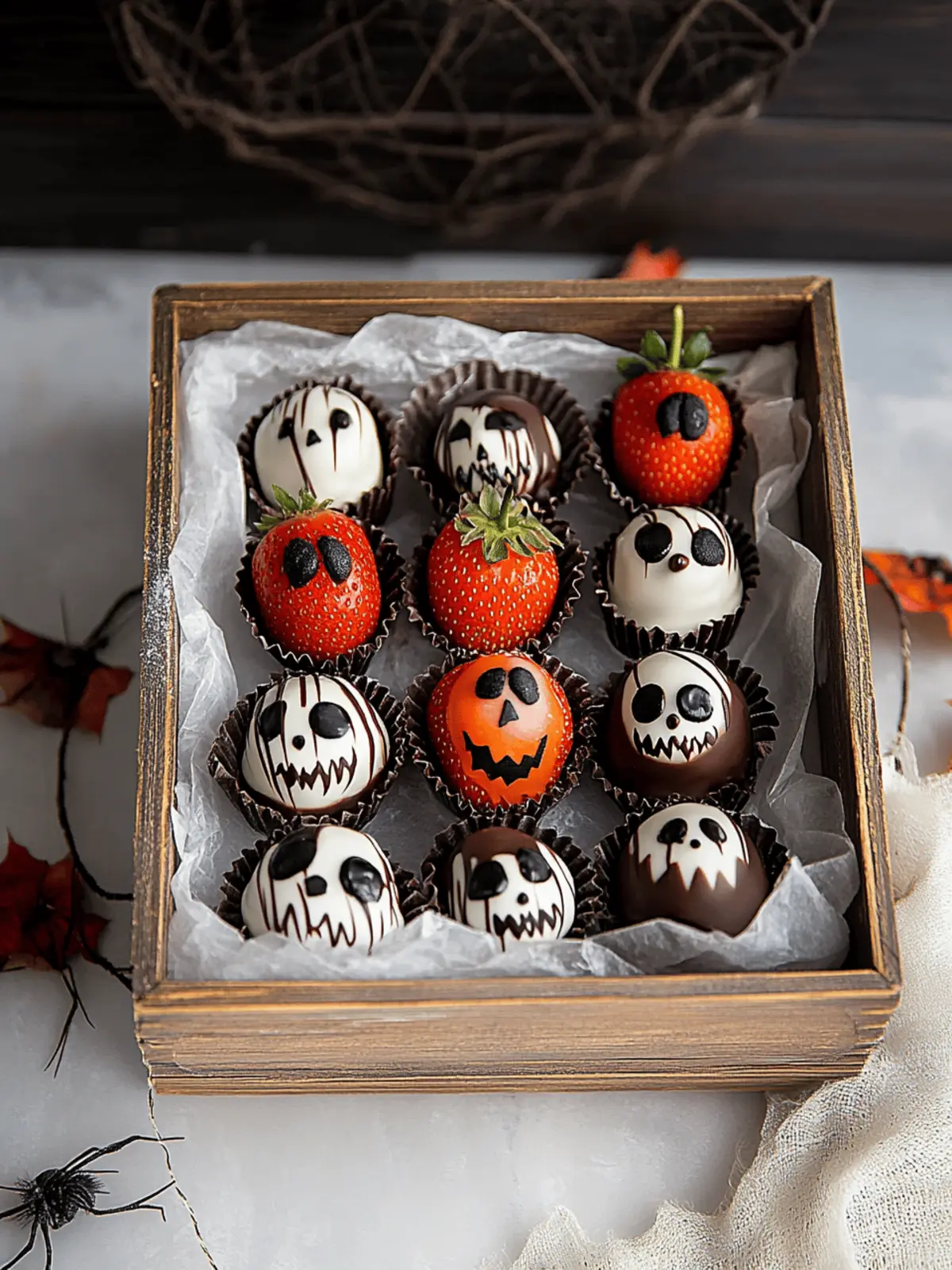 Festive Halloween Chocolate Covered Strawberries You ll Love 4 Halloween Chocolate Covered Strawberries