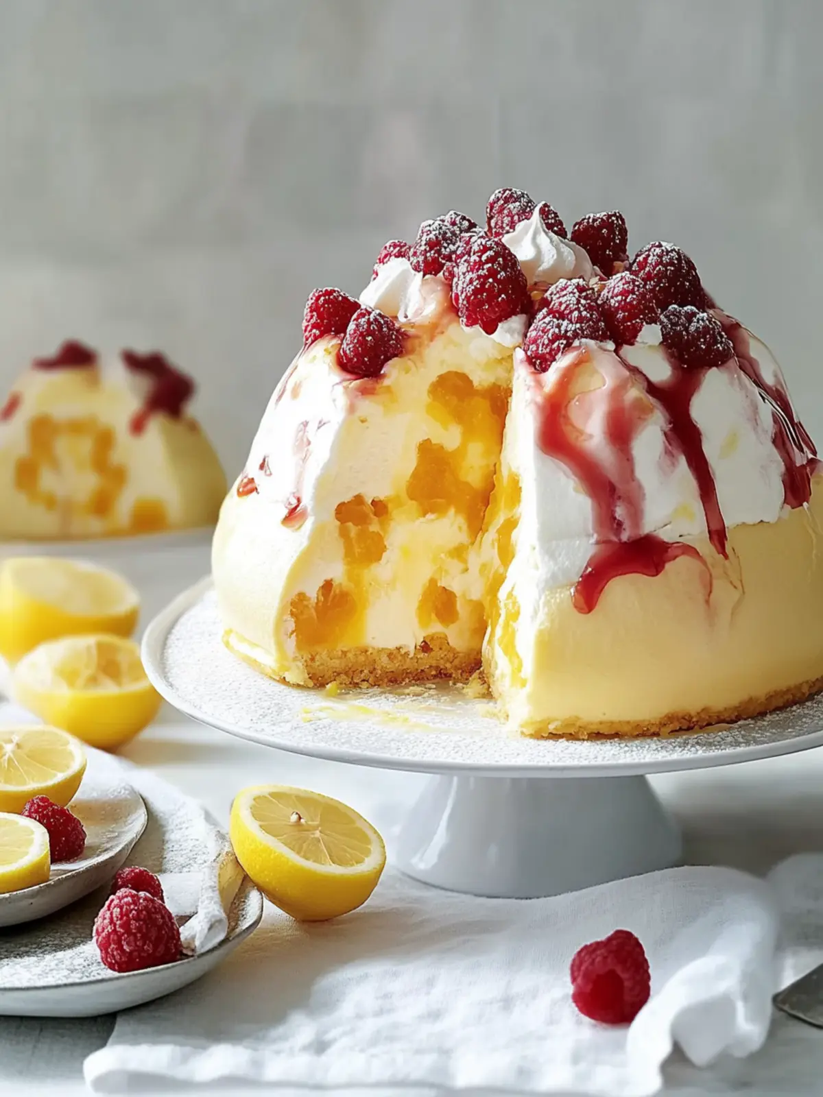 Lemon Curd Bombe Alaska: A Showstopper Dessert Delight 3 Lemon Curd Bombe Alaska
