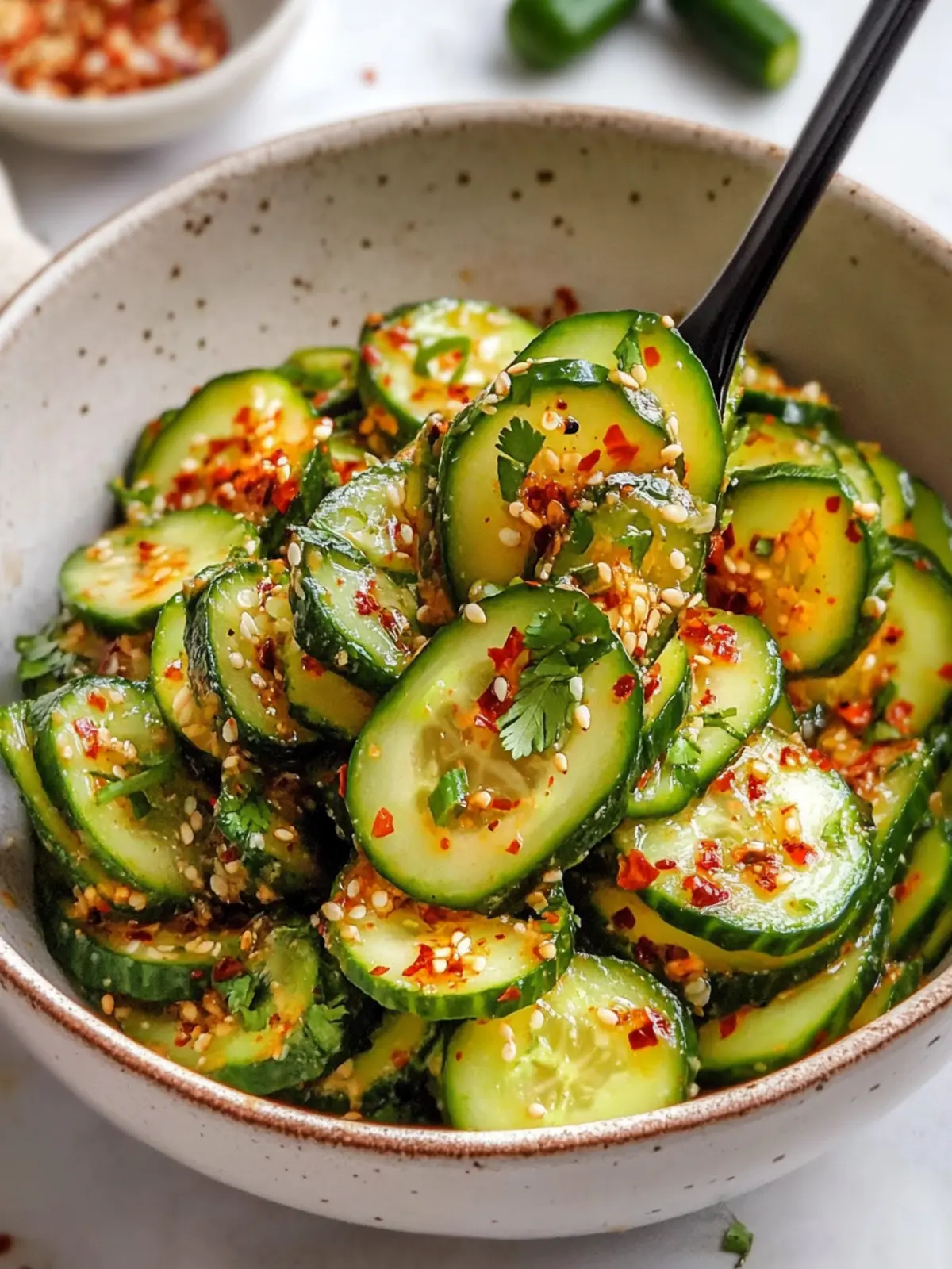 Spicy Asian Cucumber Salad