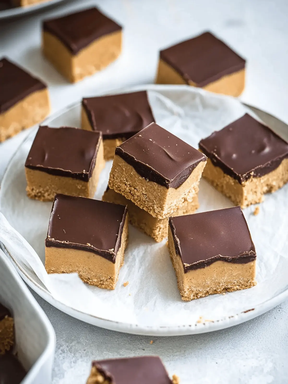 No Bake Peanut Butter Bars