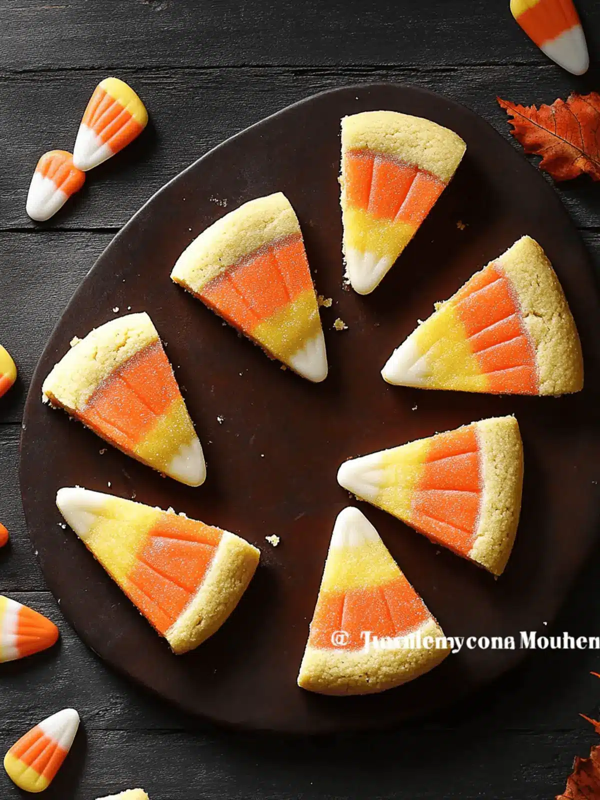 Slice and Bake Candy Corn Halloween Cookie Recipe