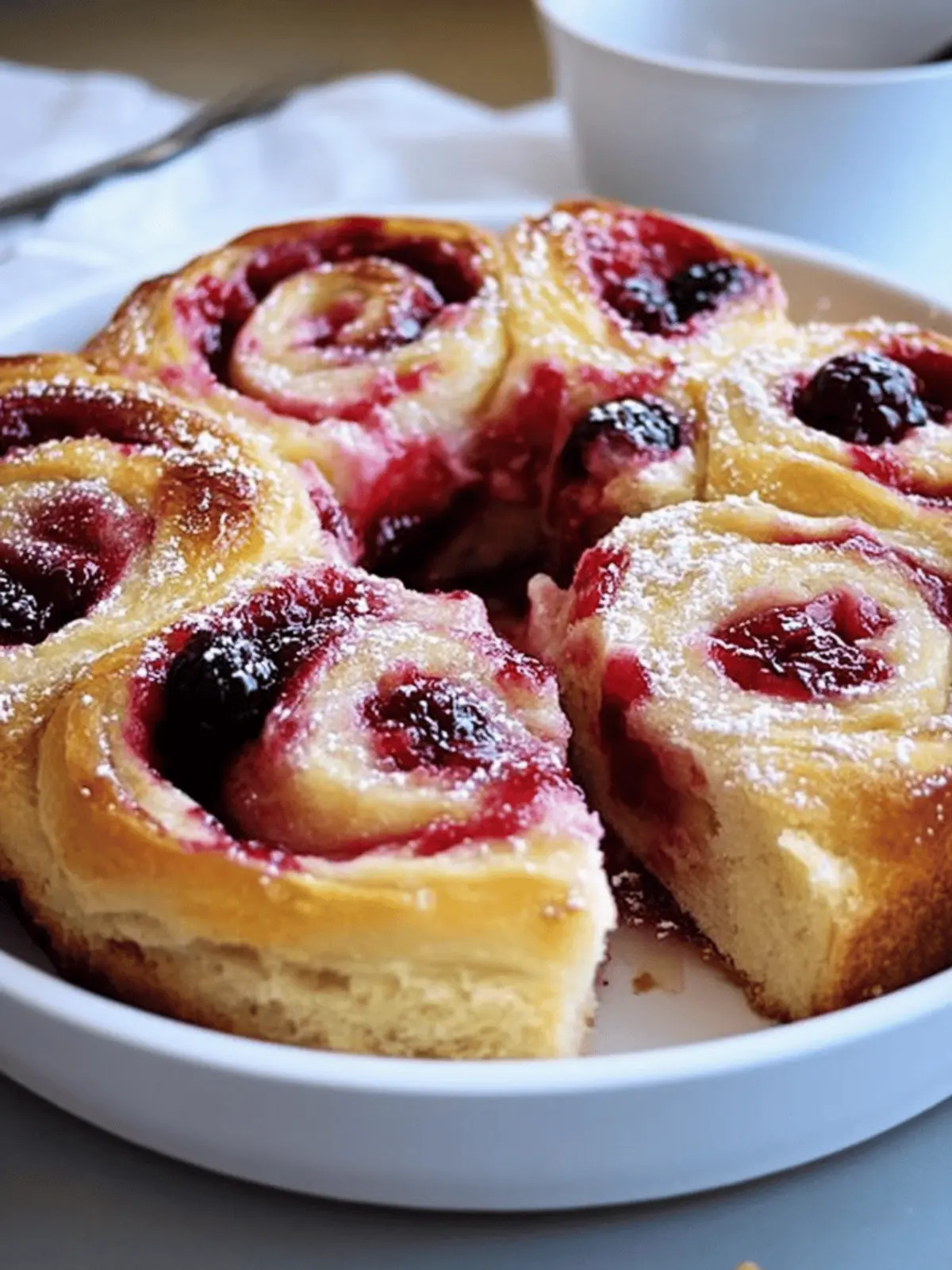 White Chocolate and Berry Scrolls That Melt in Your Mouth 4 White chocolate and berry scrolls (Chelsea s buns)