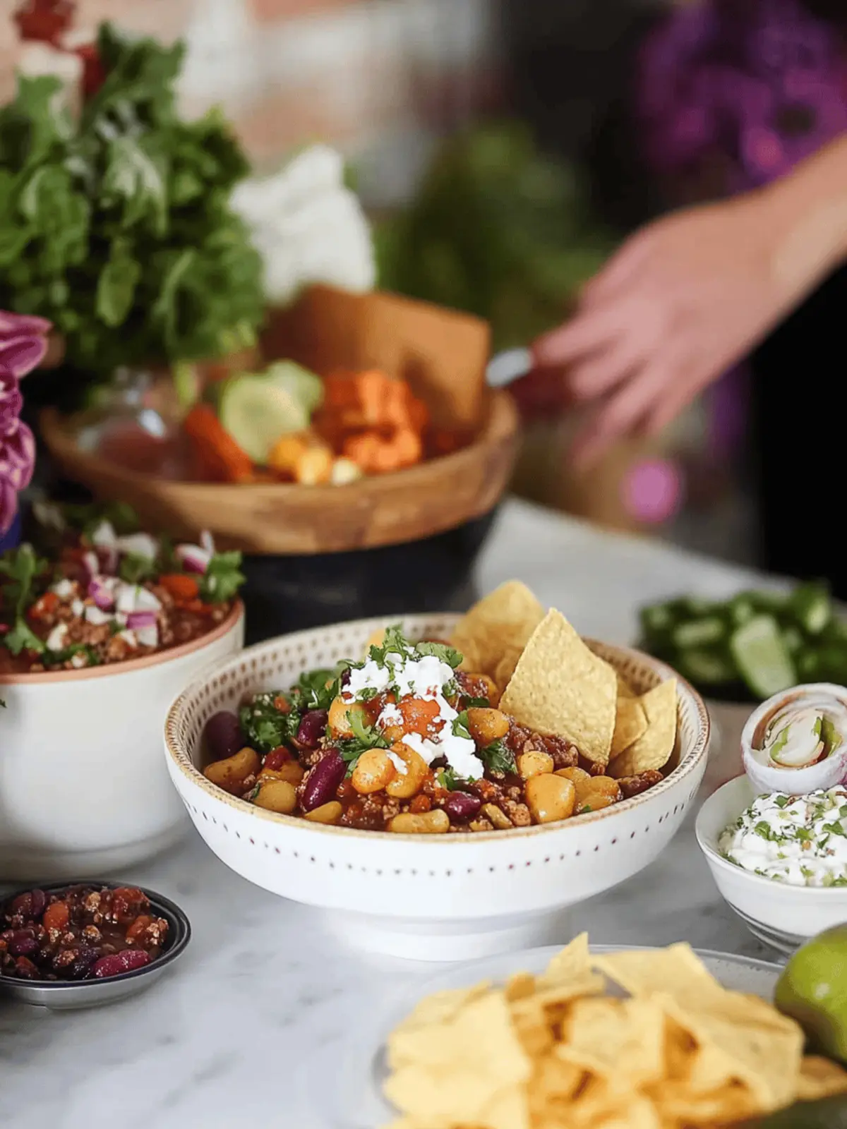 My Favorite Way to Set Up a Chili Bar