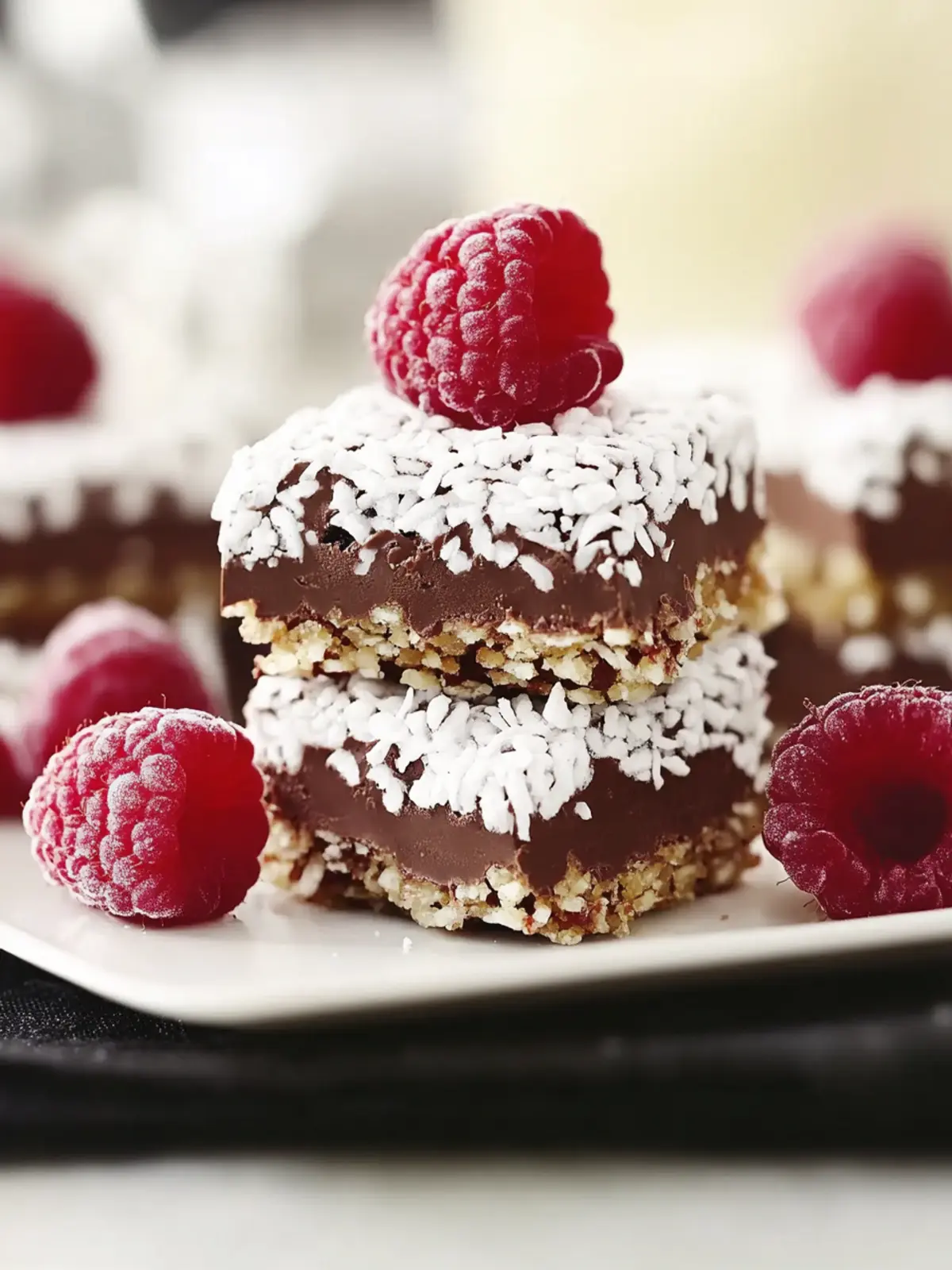 Deluxe Raspberry Chocolate Lamingtons