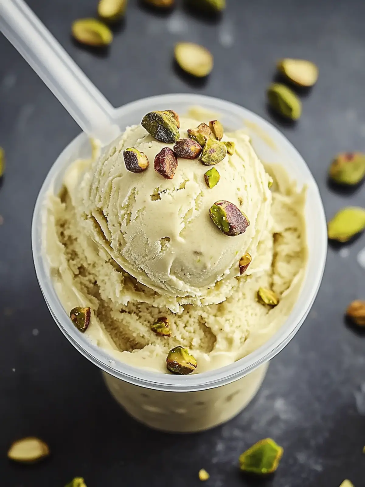 Pistachio Ninja Creami Protein Ice Cream