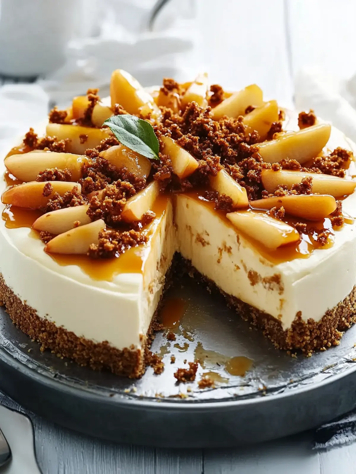 ANZAC Caramel Apple Cheesecake Your New Favorite Dessert 2 ANZAC Caramel Apple Cheesecake