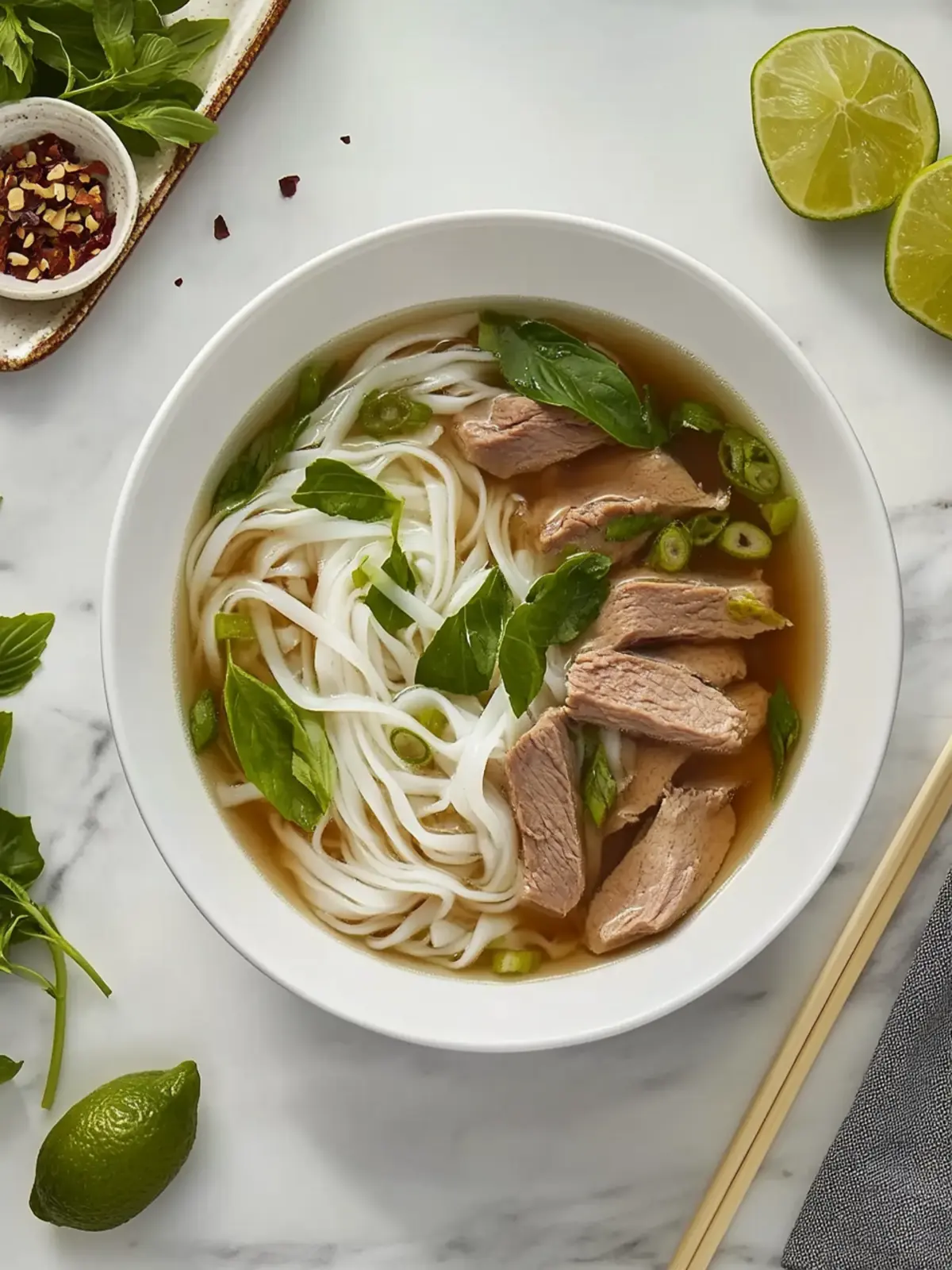 Pho (Vietnamese Noodle Soup)