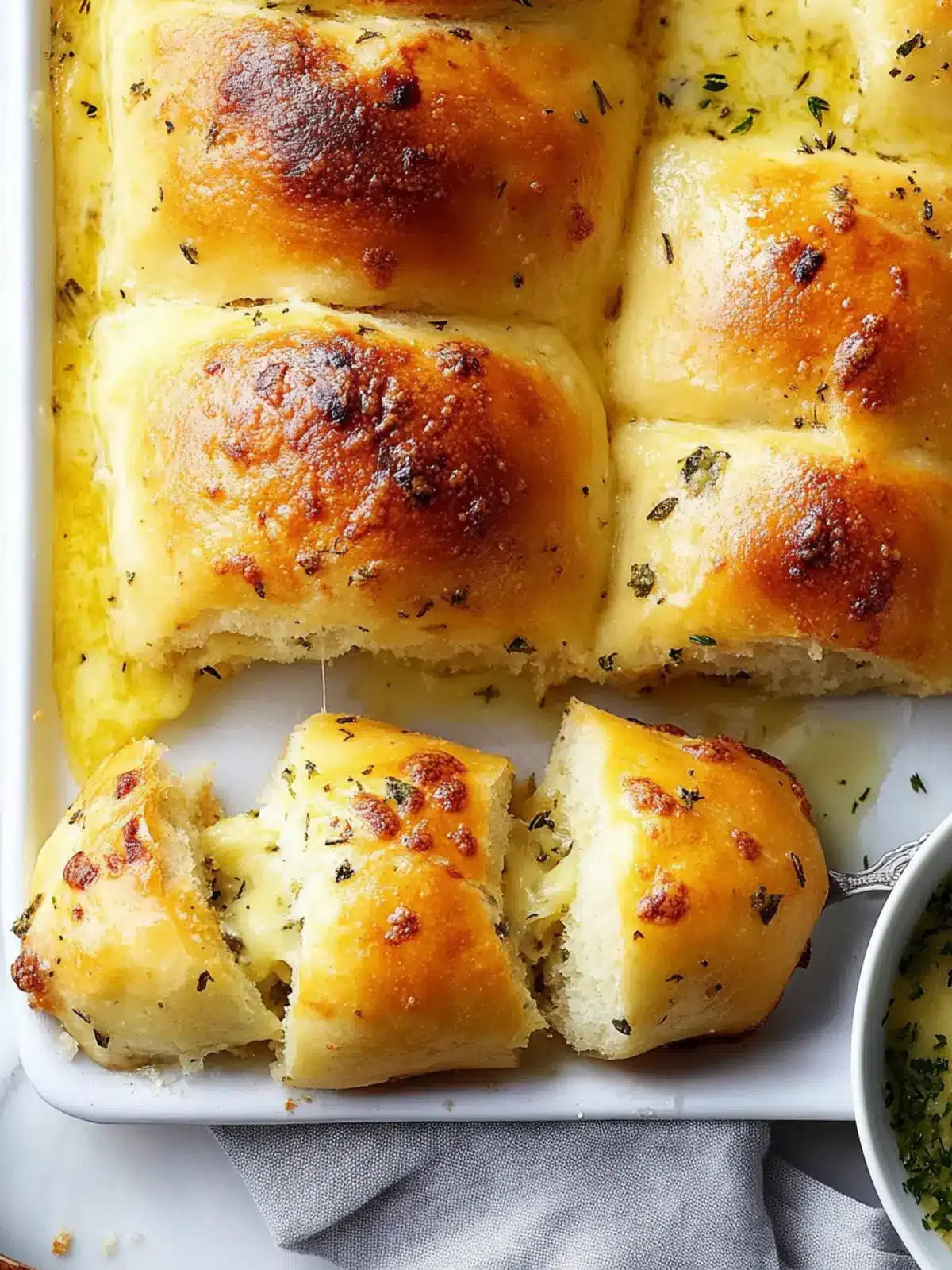 Garlic, Herb and Cheese Pull-Apart