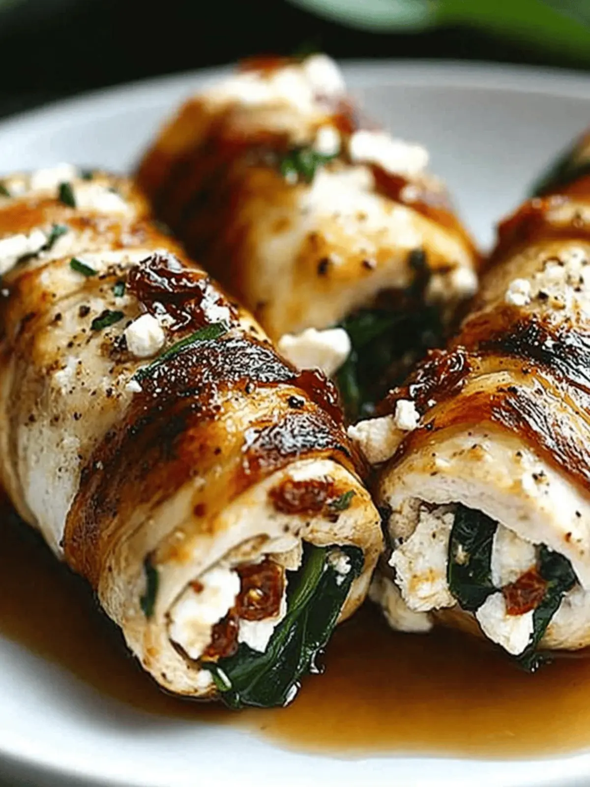 Rolled Up Chicken with Feta, Spinach, and Sun-Dried Tomatoes Delight 2 Rolled Up Chicken with Feta, Spinach, and Sun-Dried Tomatoes