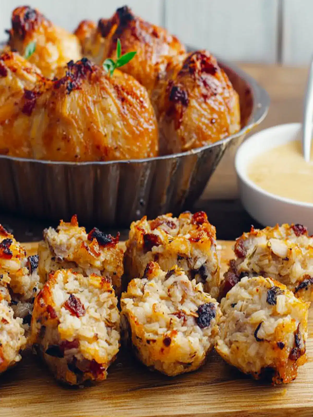 Roast Chicken Treasure Rice Stuffing