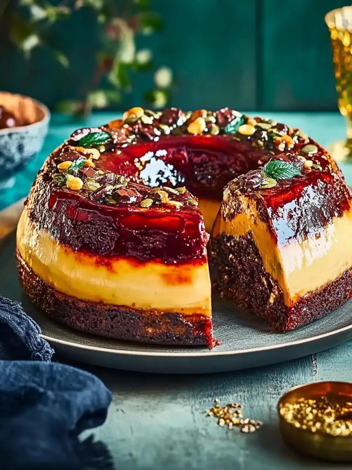 Decadent Mexican Chocoflan: A Festive Dessert Delight 4 Mexican chocoflan