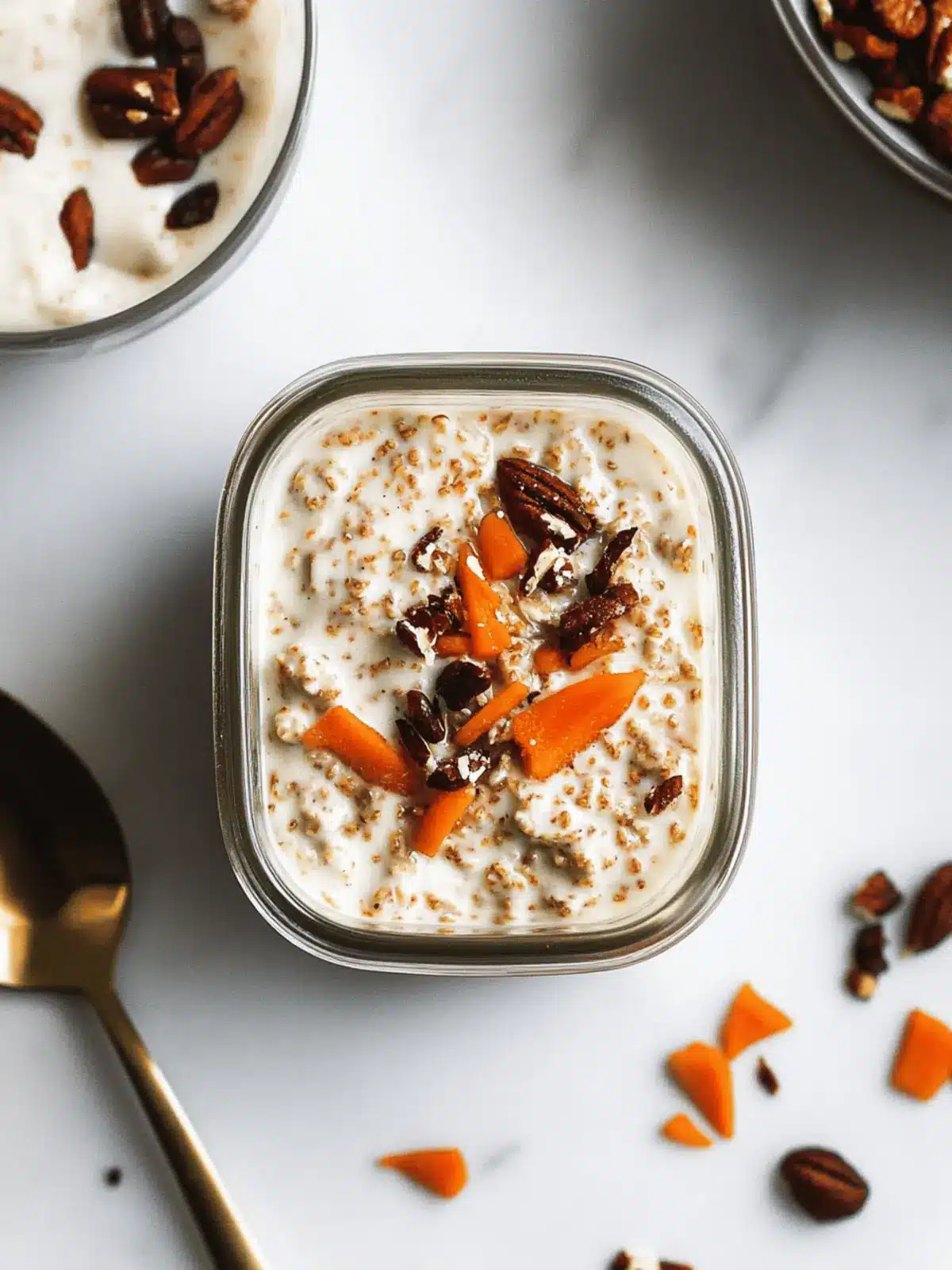 Carrot Cake Overnight Oats (Protein Recipe)