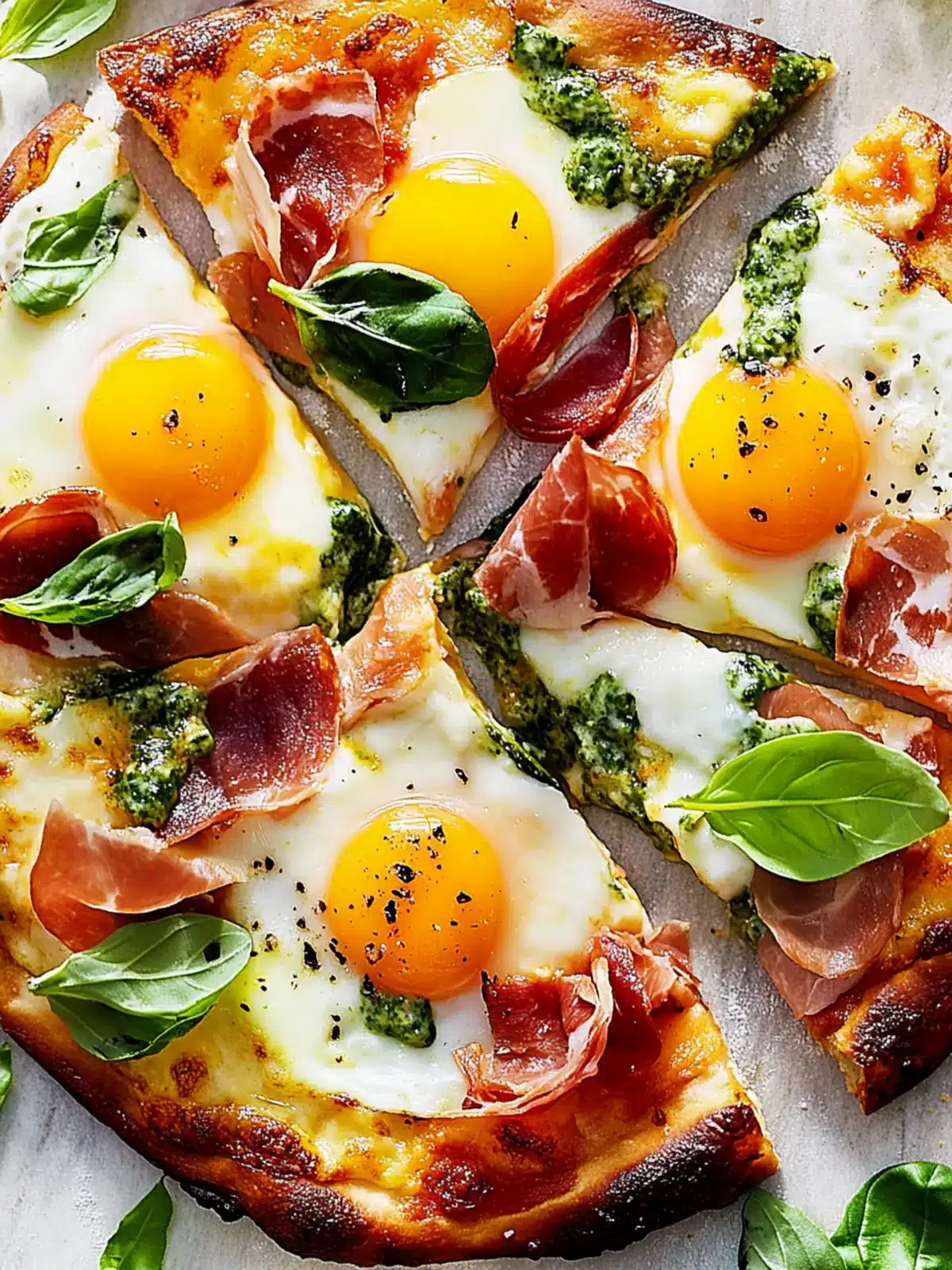 Egg and Prosciutto Breakfast Pizza: A Quick Family Favorite 3 Egg And Prosciutto Breakfast Pizza
