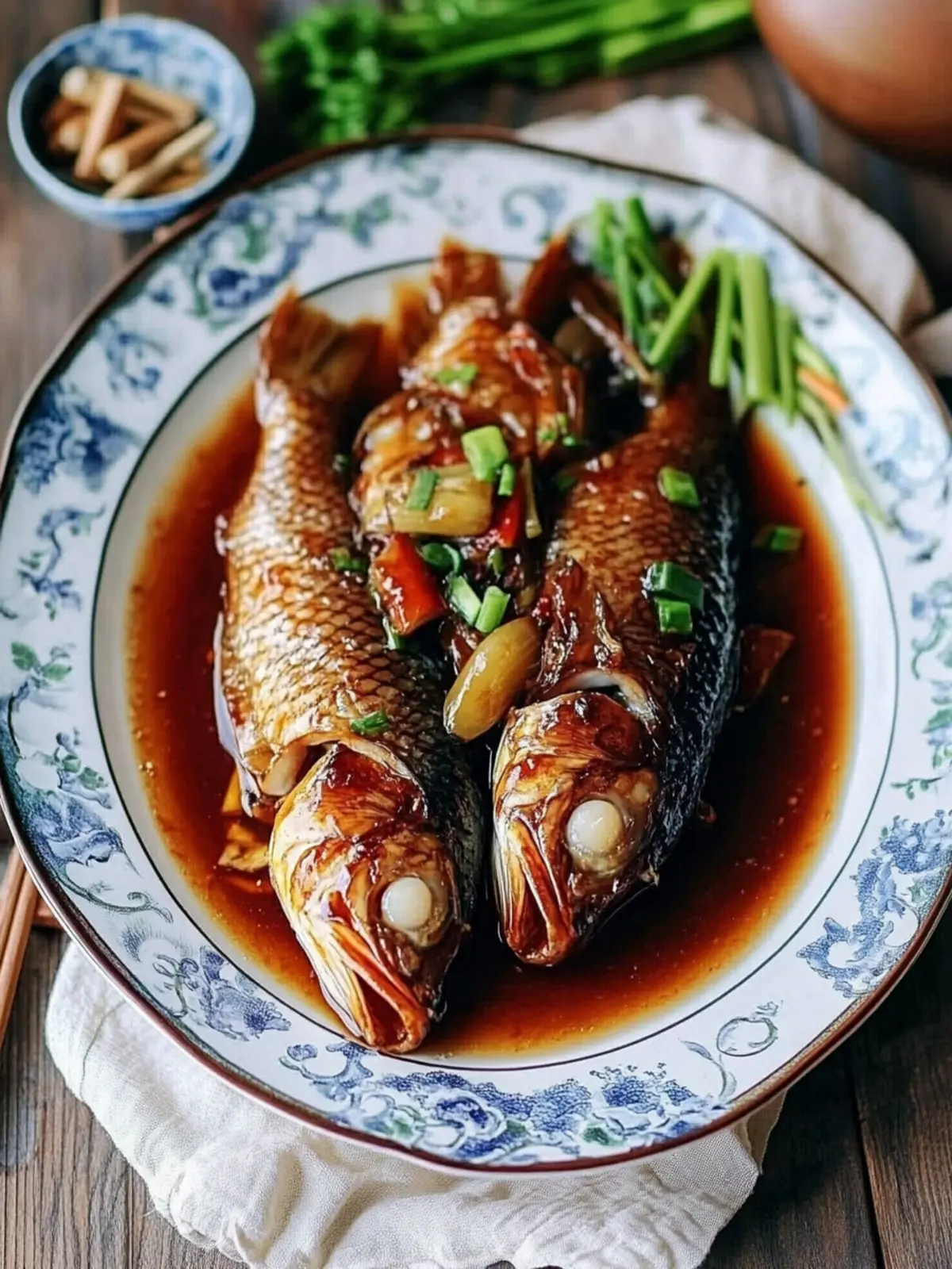 Celebrate New Year with Chinese Braised Fish Hongshao Yu Delight 3 Chinese Braised Fish Hongshao Yu