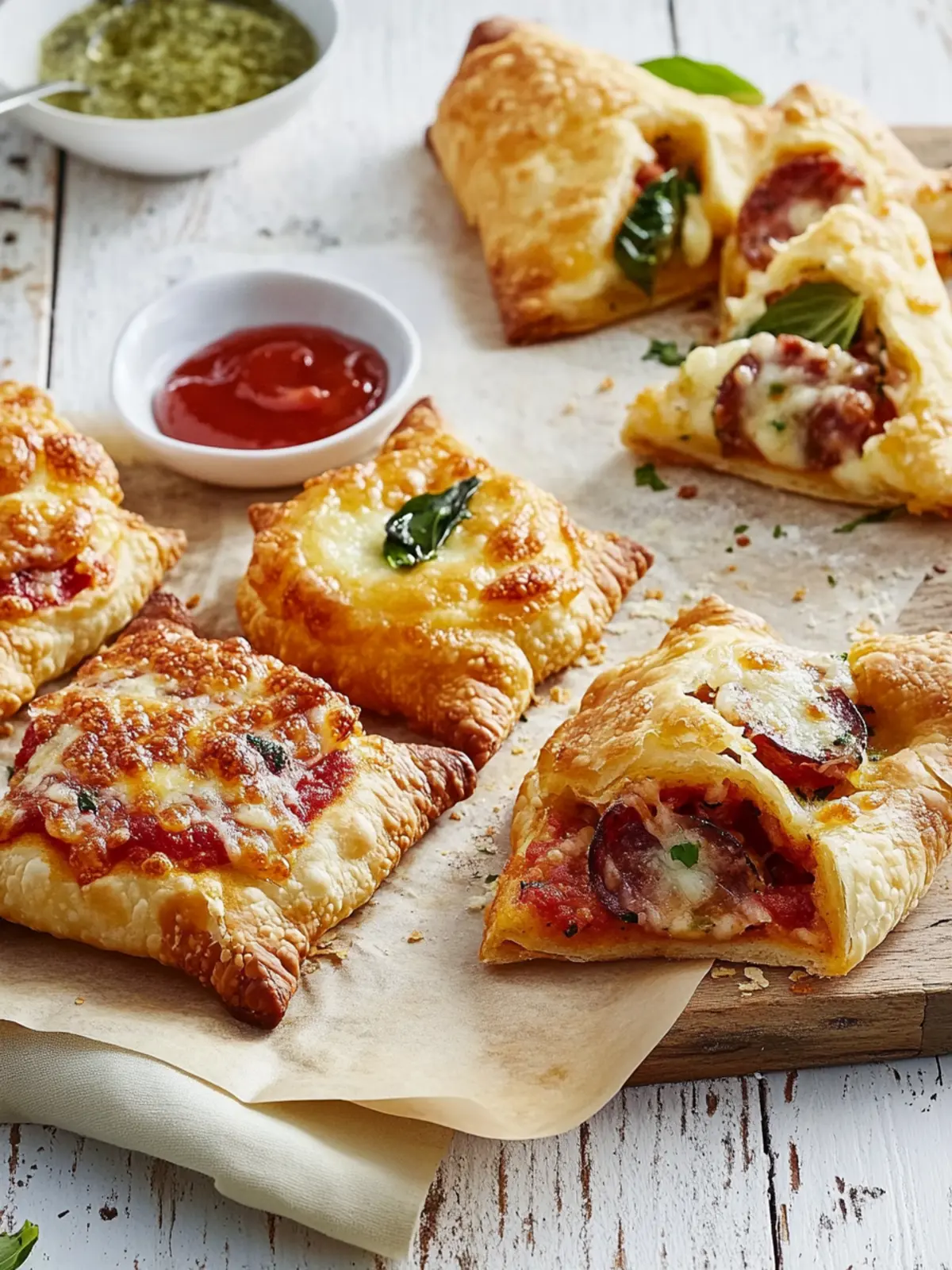 Cheesy Pizza Puffs Three Ways: Fun, Fast, and Flavor-Packed 2 Cheesy Pizza Puffs Three Ways