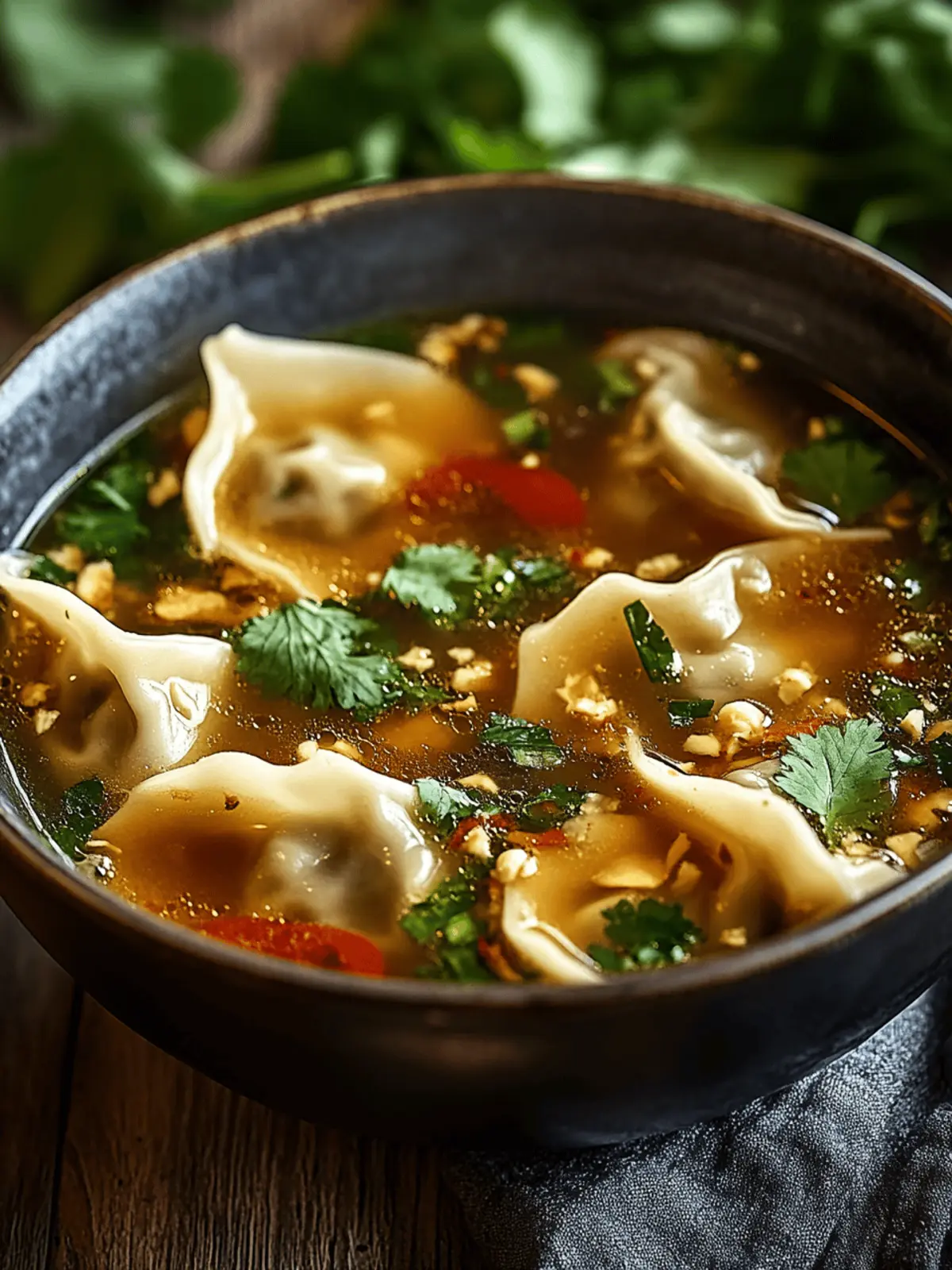 Thai Potsticker Soup: Cozy Comfort in a Bowl of Flavor 3 Thai Potsticker Soup