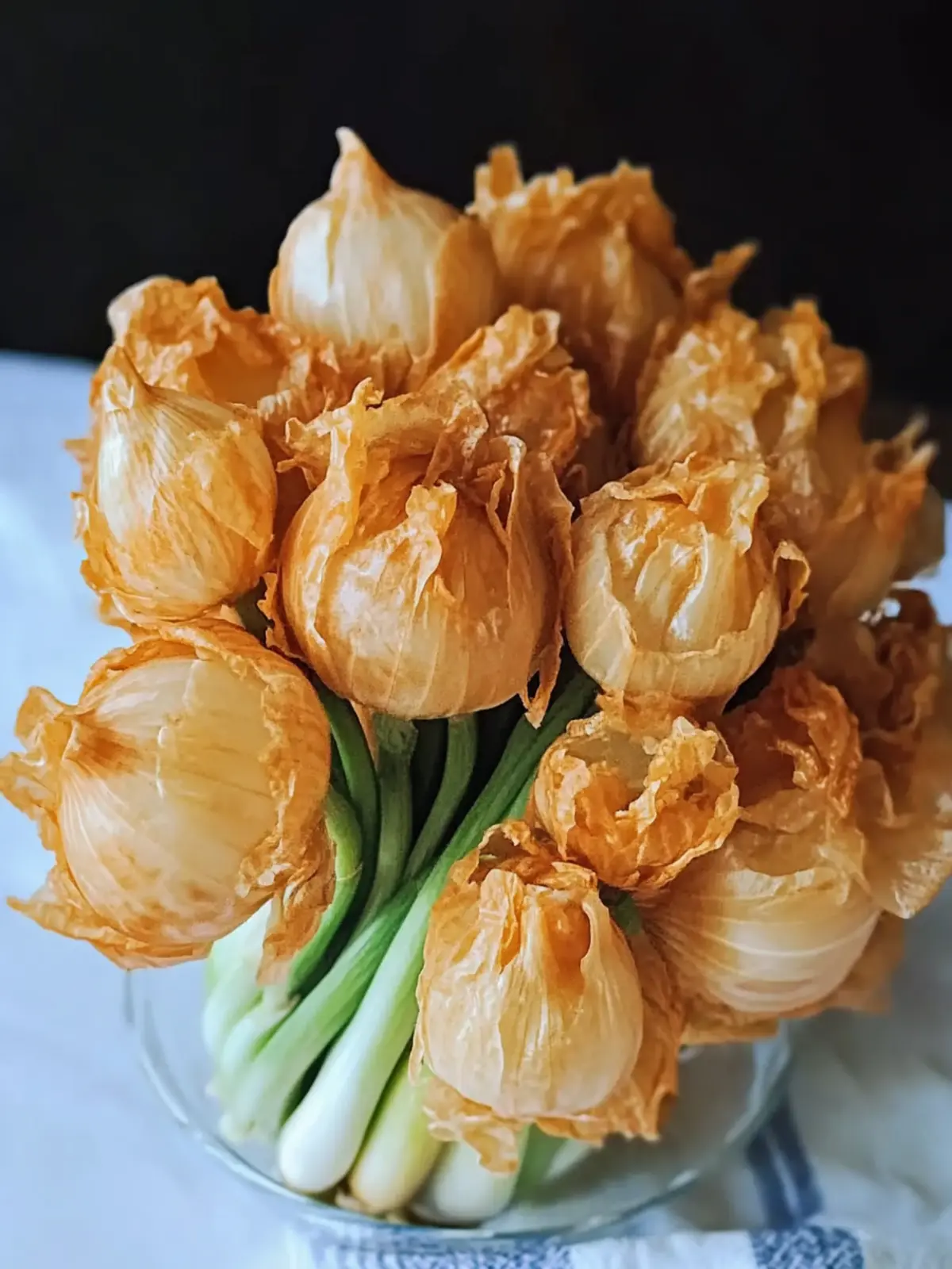 Crispy Baby Blooming Onions with Zesty Dipping Sauce 2 Baby Blooming Onions