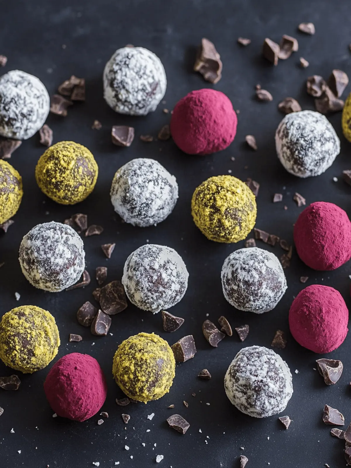 Fudgey chocolate truffles