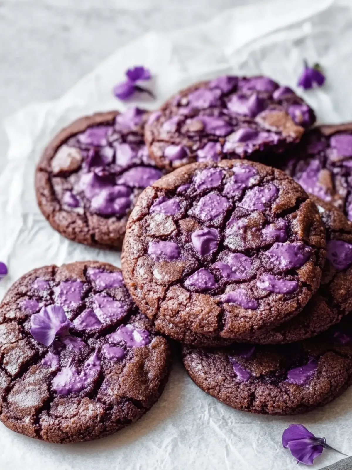 Decadent 30-Minute Ube Brownie Cookies to Satisfy Cravings 4 Ube Brownie Cookies