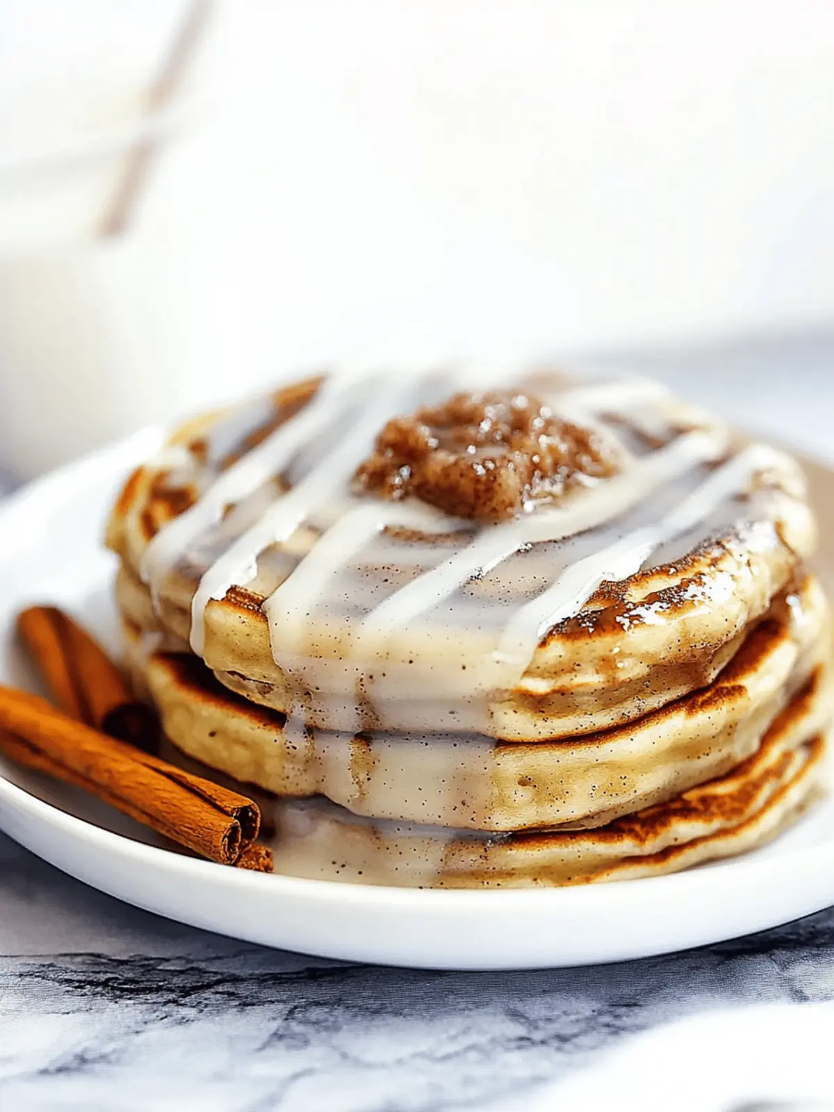 Cinnamon Roll Pancakes