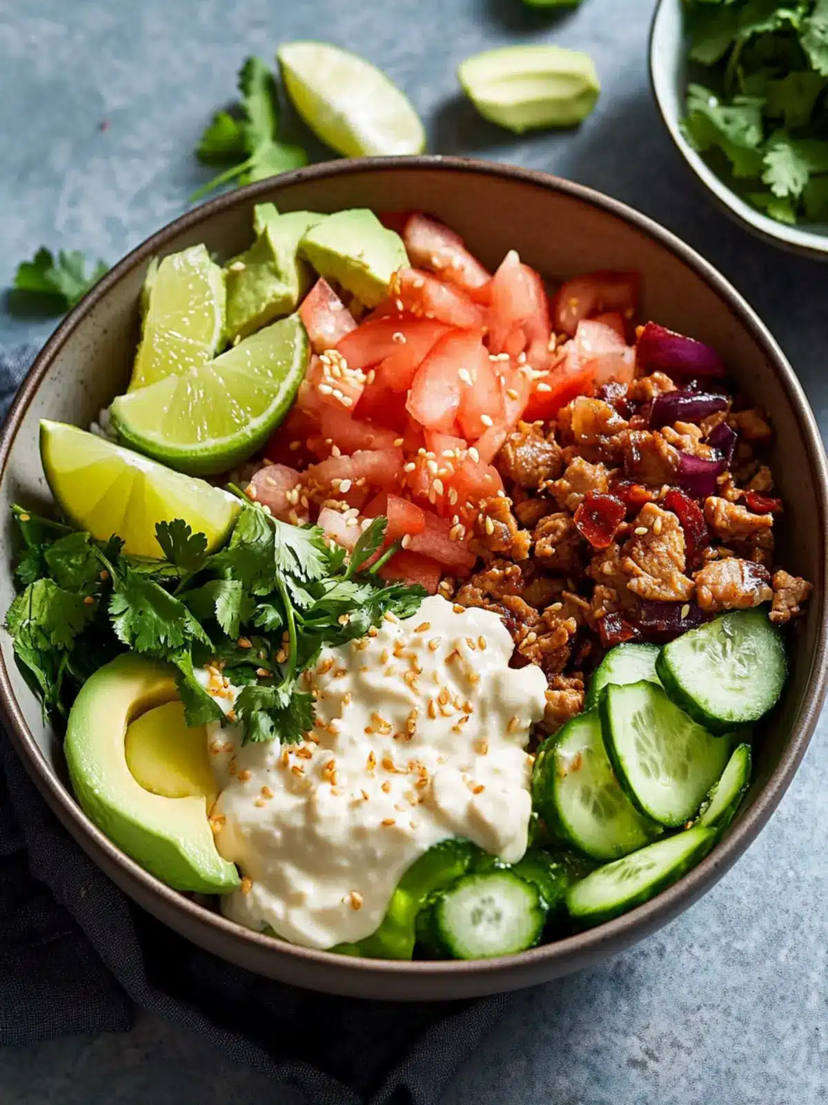 Asian Style Burrito Bowl