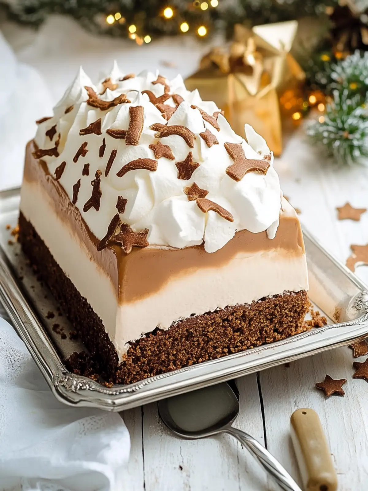 Christmas Gingerbread Bombe Alaska