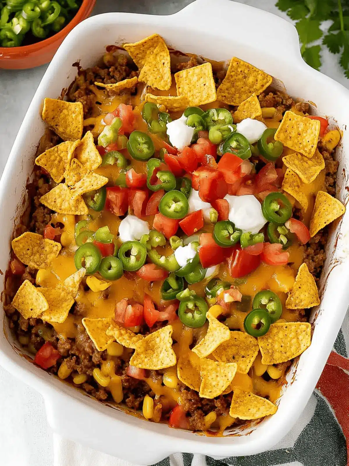 Easy Walking Taco Casserole with Fritos for a Quick Dinner Delight 3 Easy Walking Taco Casserole with Fritos