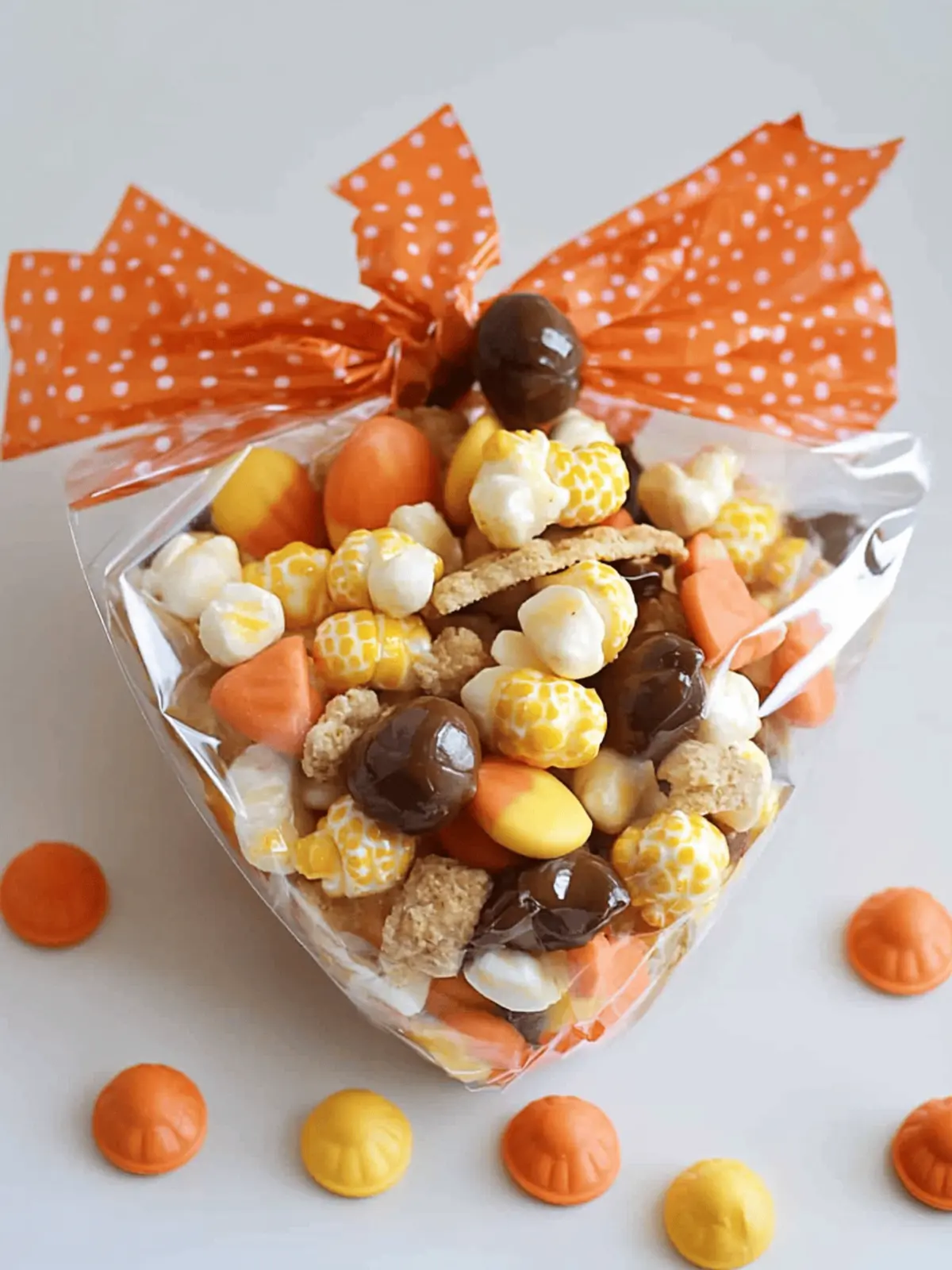 Scarecrow Crunch Snack Mix Recipe | Halloween Caramel Corn