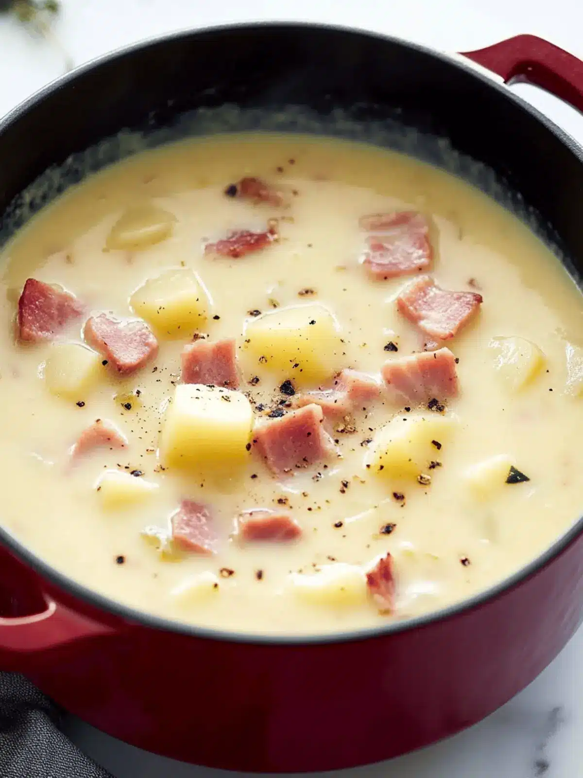 Creamy Ham and Potato Soup for Cozy Weeknight Comfort 3 Creamy Ham and Potato Soup for Cozy Weeknight Comfort