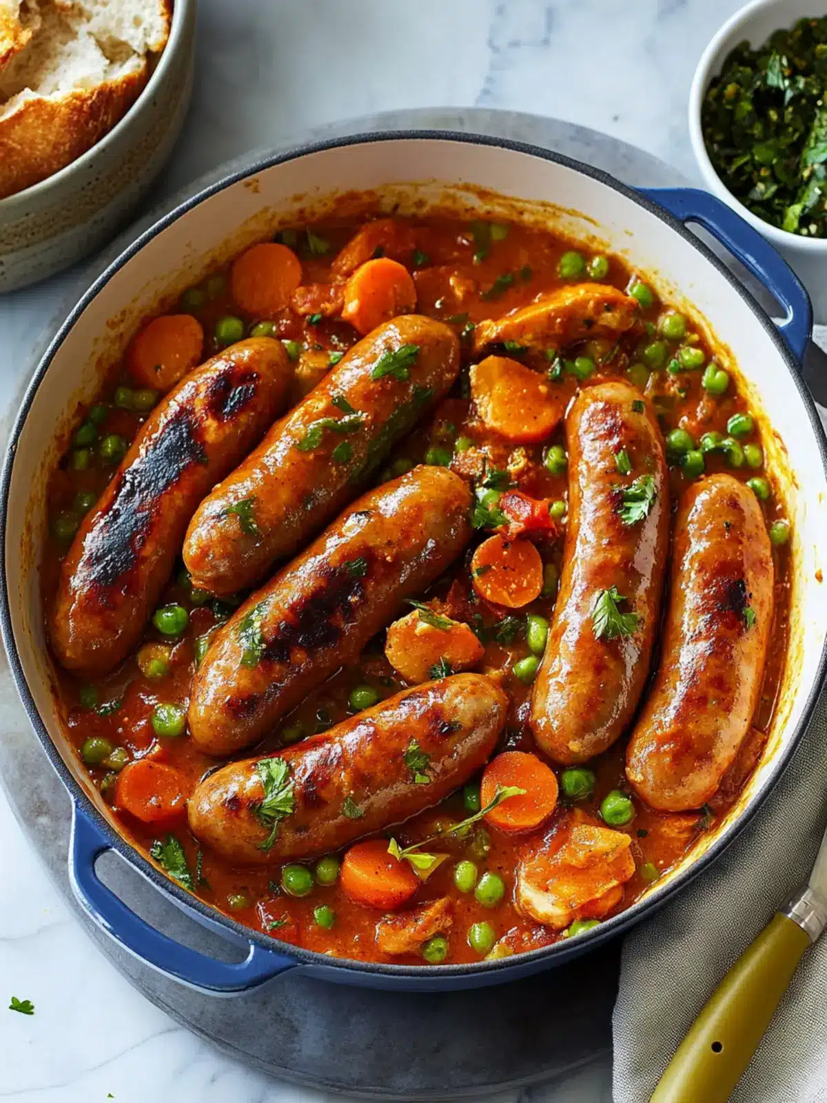 Delicious Slow Cooked Butter Chicken Sausages for Cozy Nights 4 Slow Cooked Butter Chicken Sausages
