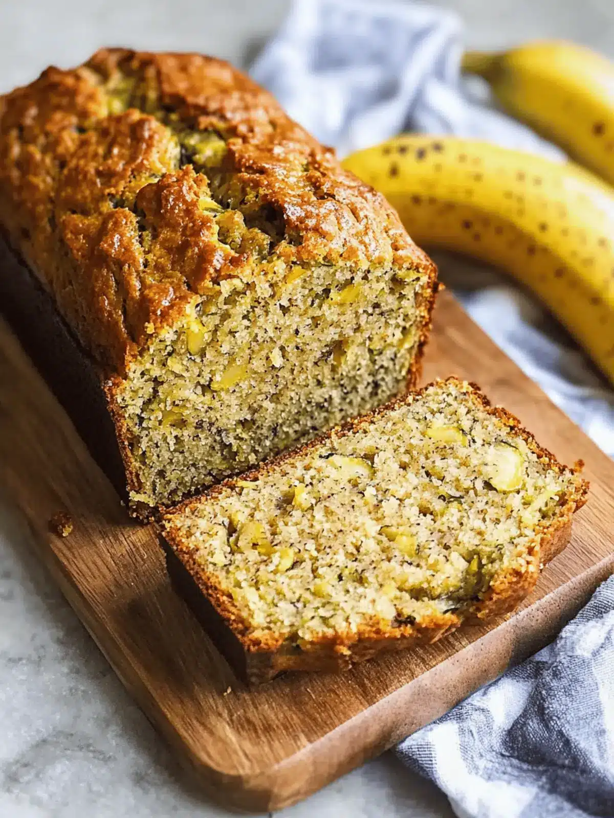 Moist Zucchini Banana Bread Recipe