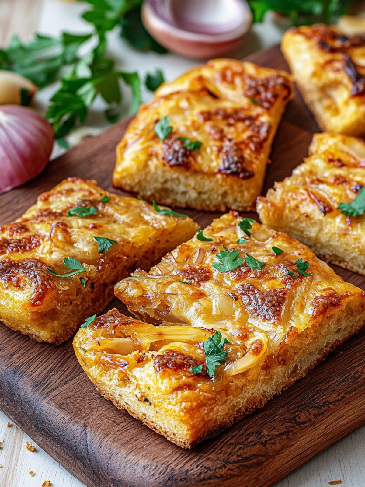 Crispy Chilli Roasted Onion Garlic Bread You ll Love to Share 4 Crispy Chilli Roasted Onion Garlic Bread