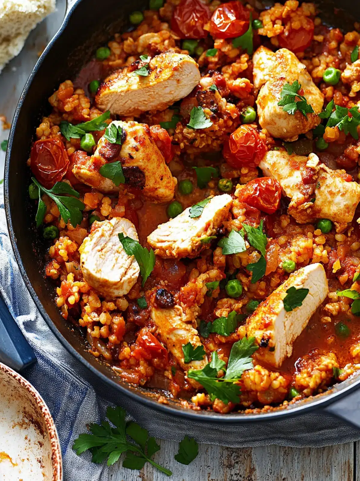 Chicken, Tomato and Chorizo Spanish-Style