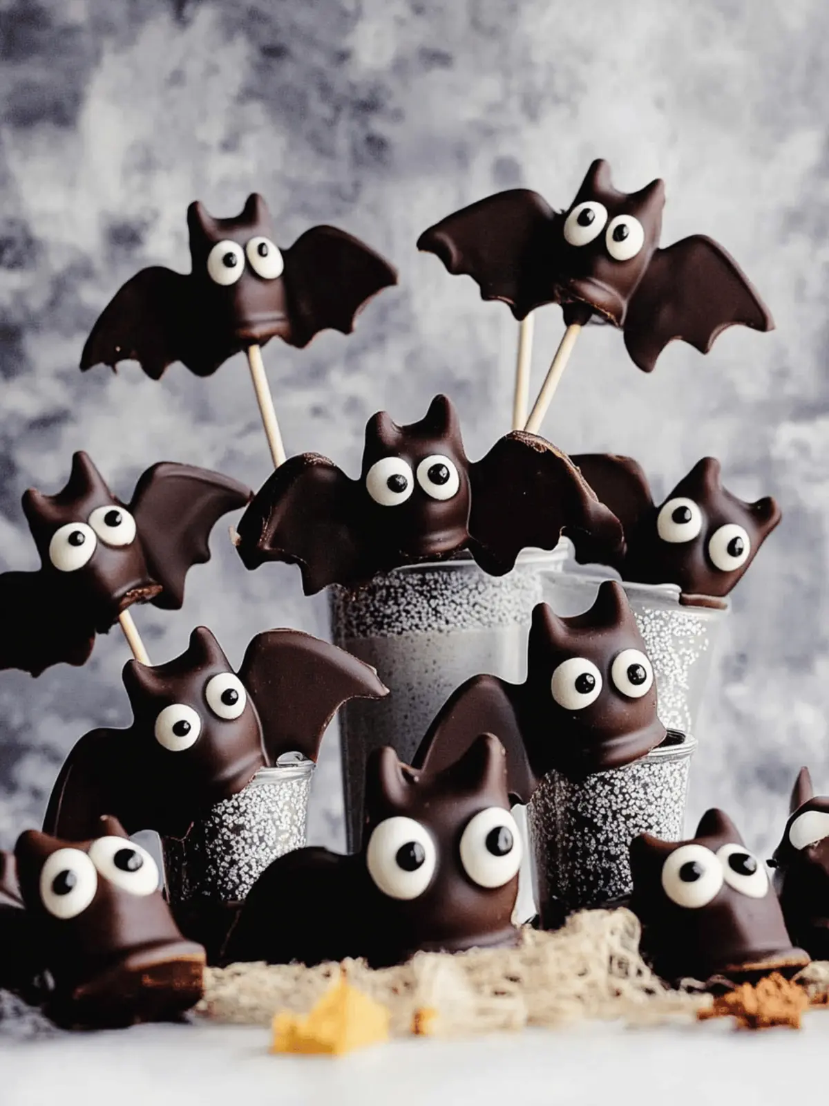 Delightful Chocolate Marshmallow Halloween Bats for Easy Fun 2 Chocolate Marshmallow Halloween Bats