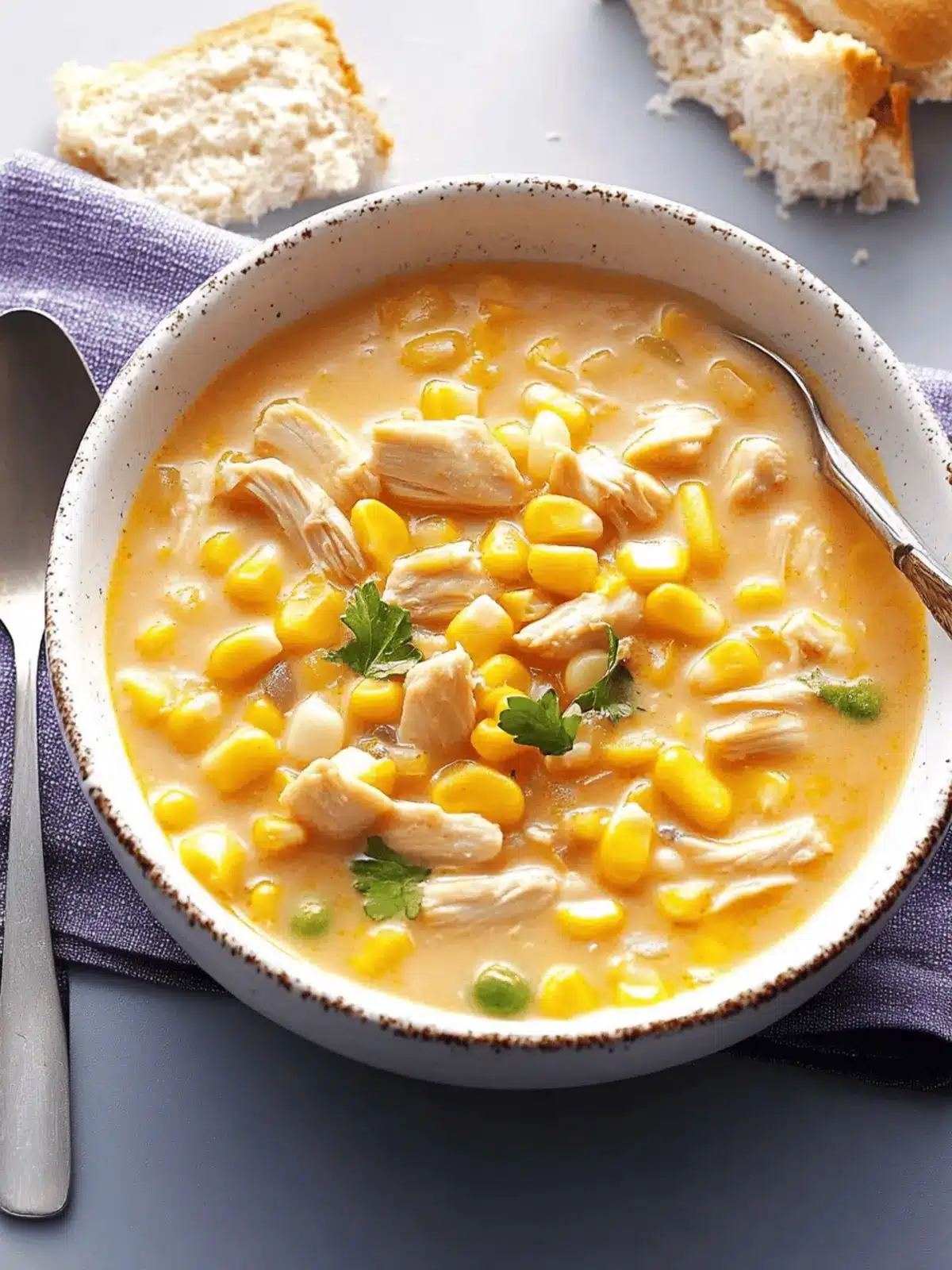Zippy Chicken and Corn Chowder