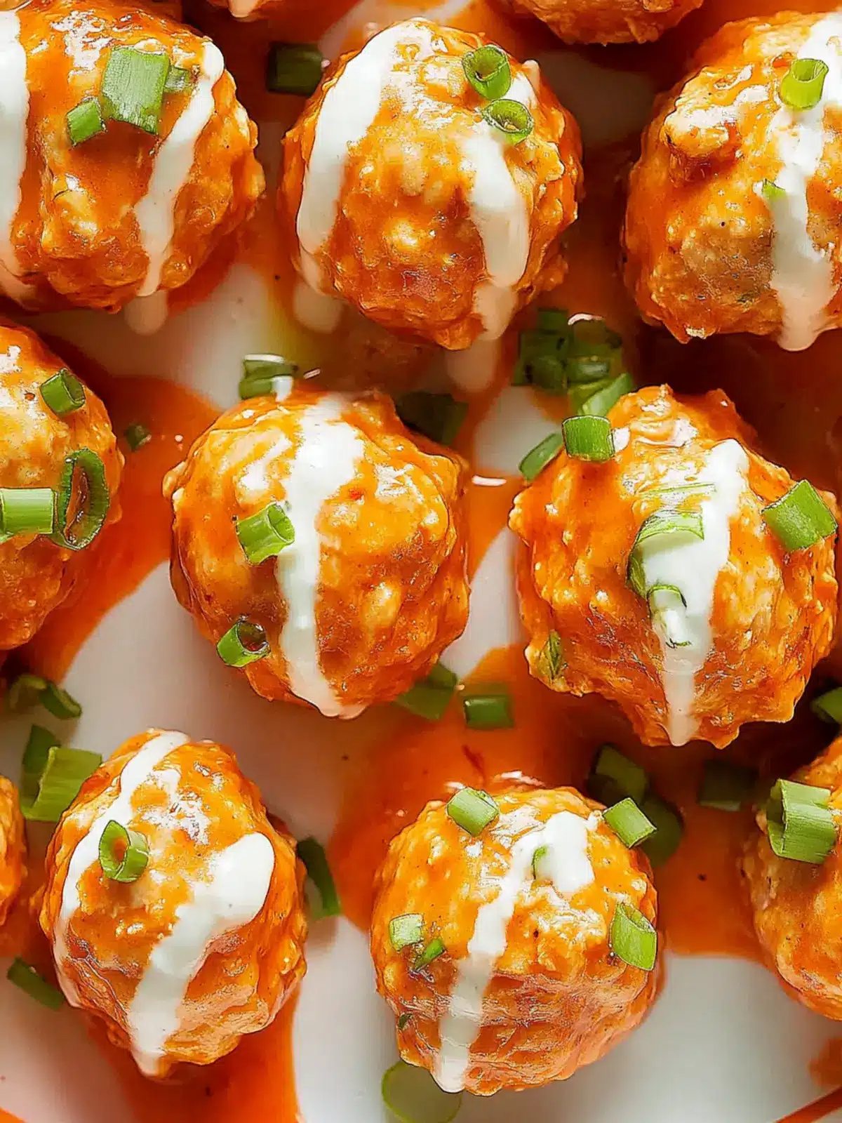 Buffalo Chicken Meatballs